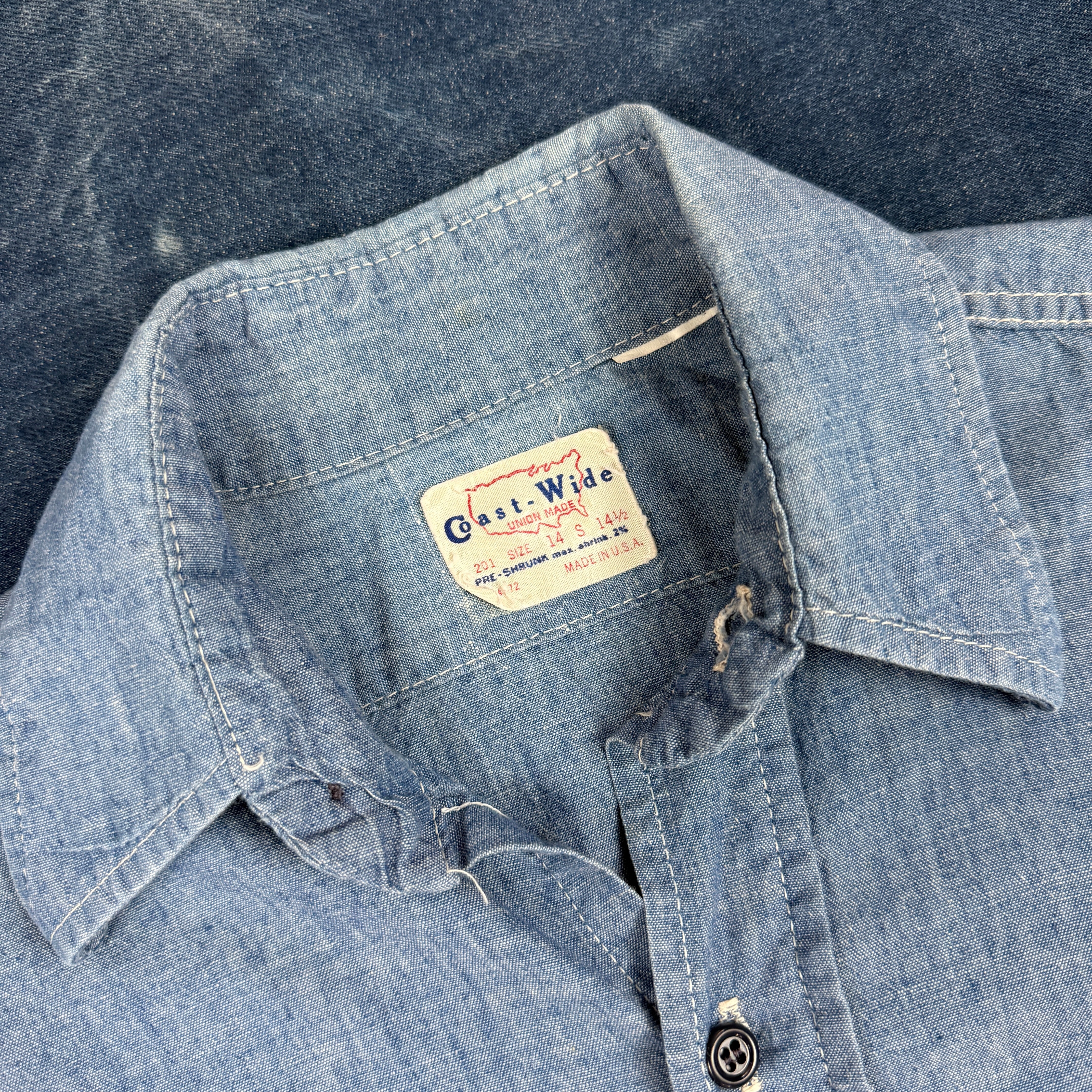 Coast Wide 60s Chambray Shirt