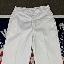 Load image into Gallery viewer, Us Navy 1950s CPO Whites - Size 33