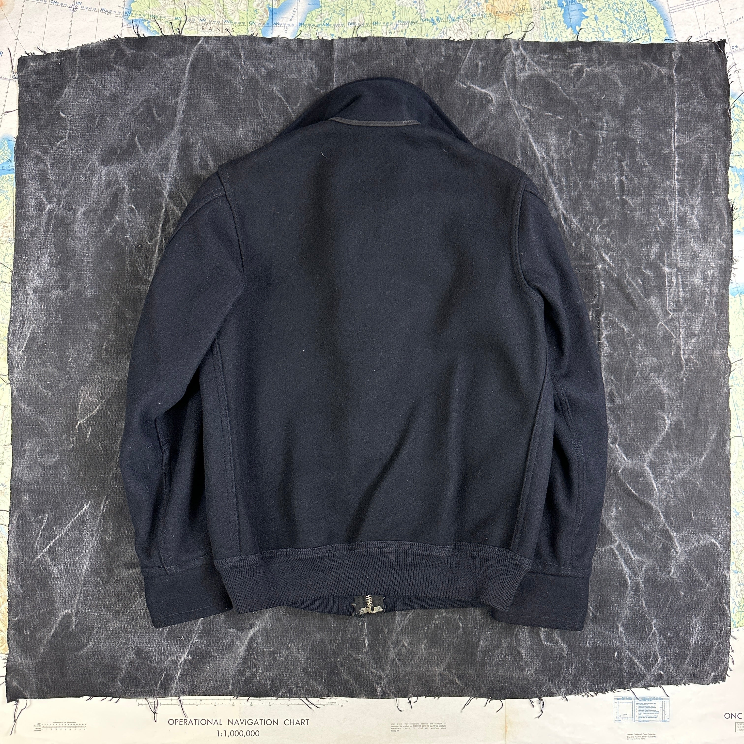 Crawford Wind-Clipper 1930s Wool Blouson Work Jacket - Mint Condition