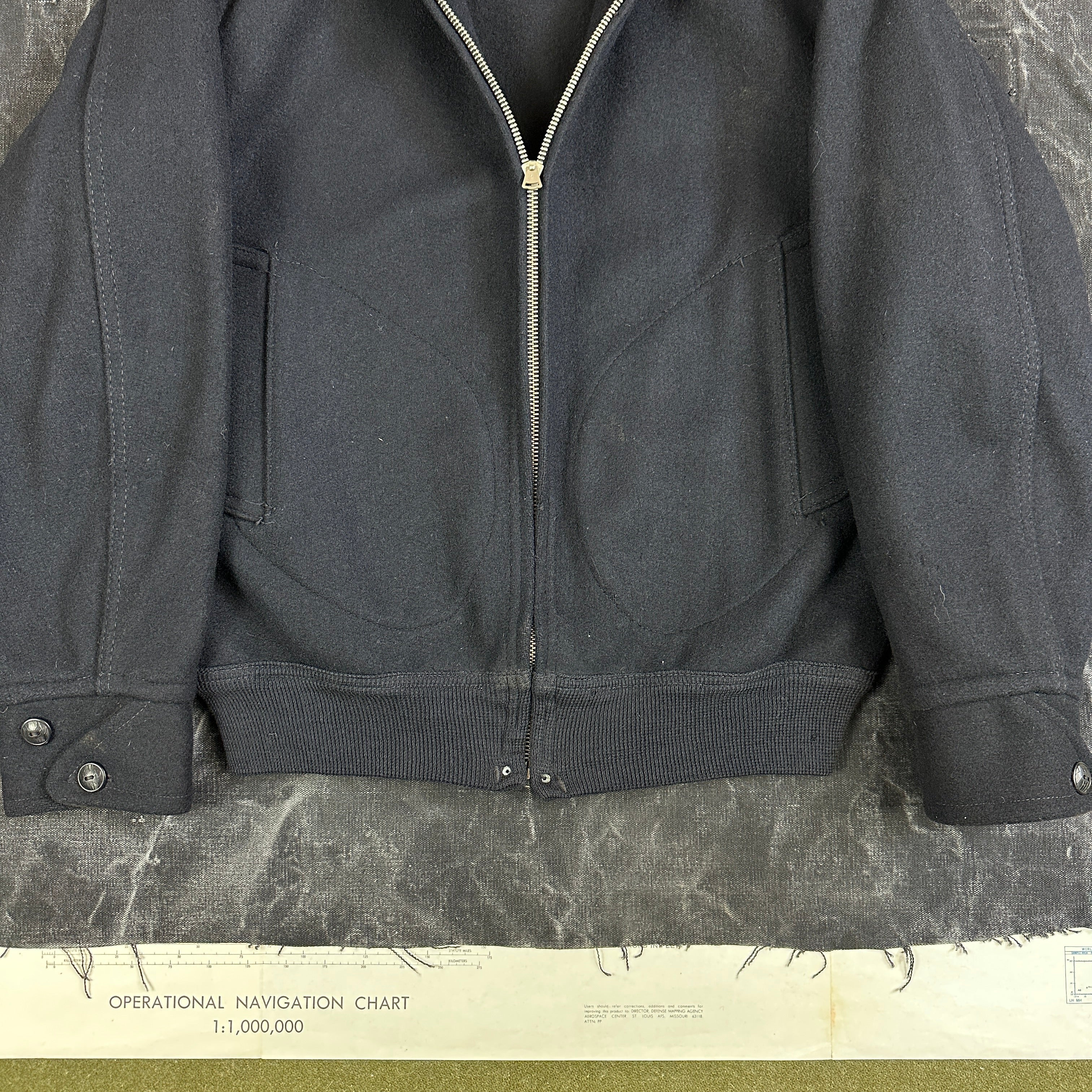 Crawford Wind-Clipper 1930s Wool Blouson Work Jacket - Mint Condition