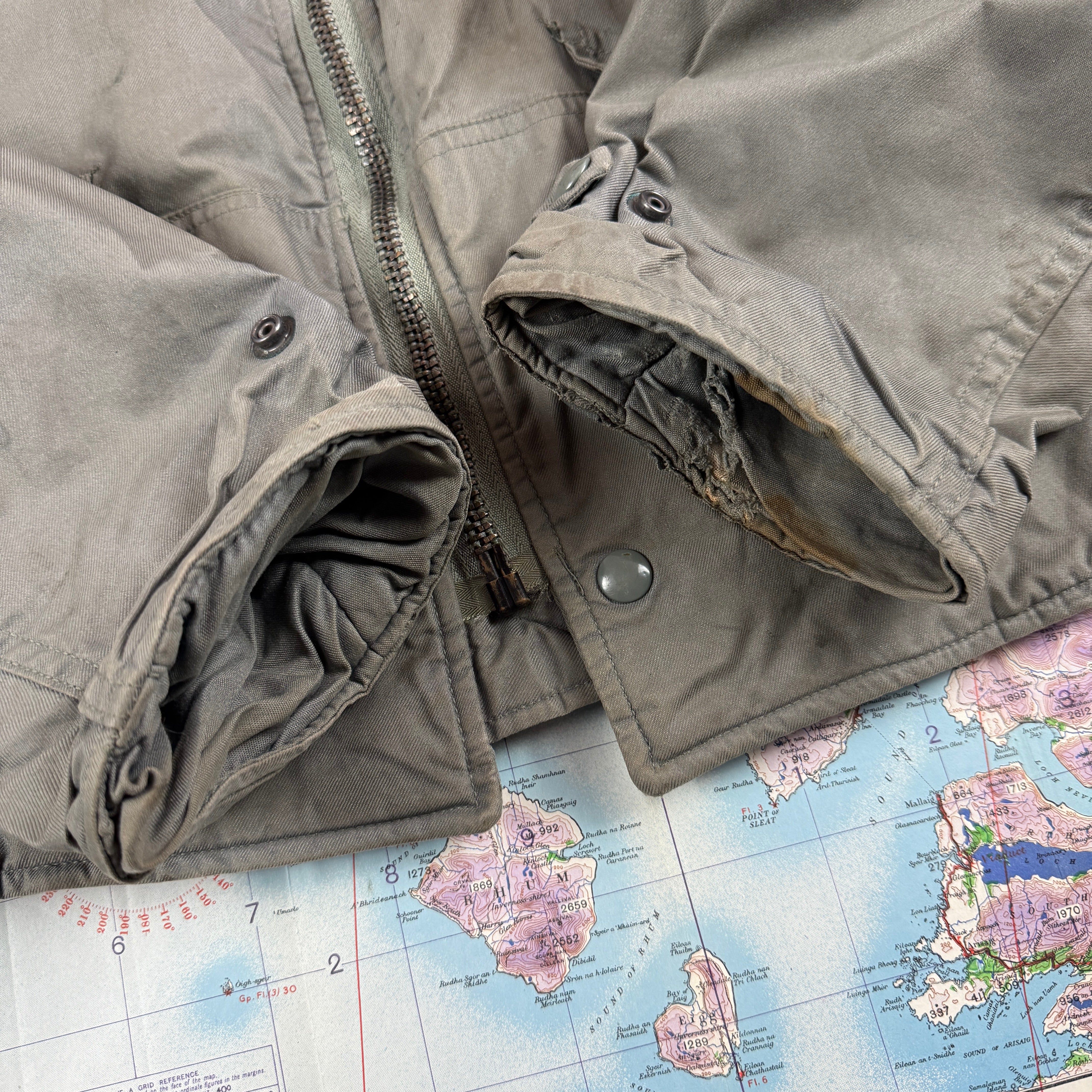 USAF CWU-7/P Mechanic Jacket Patched