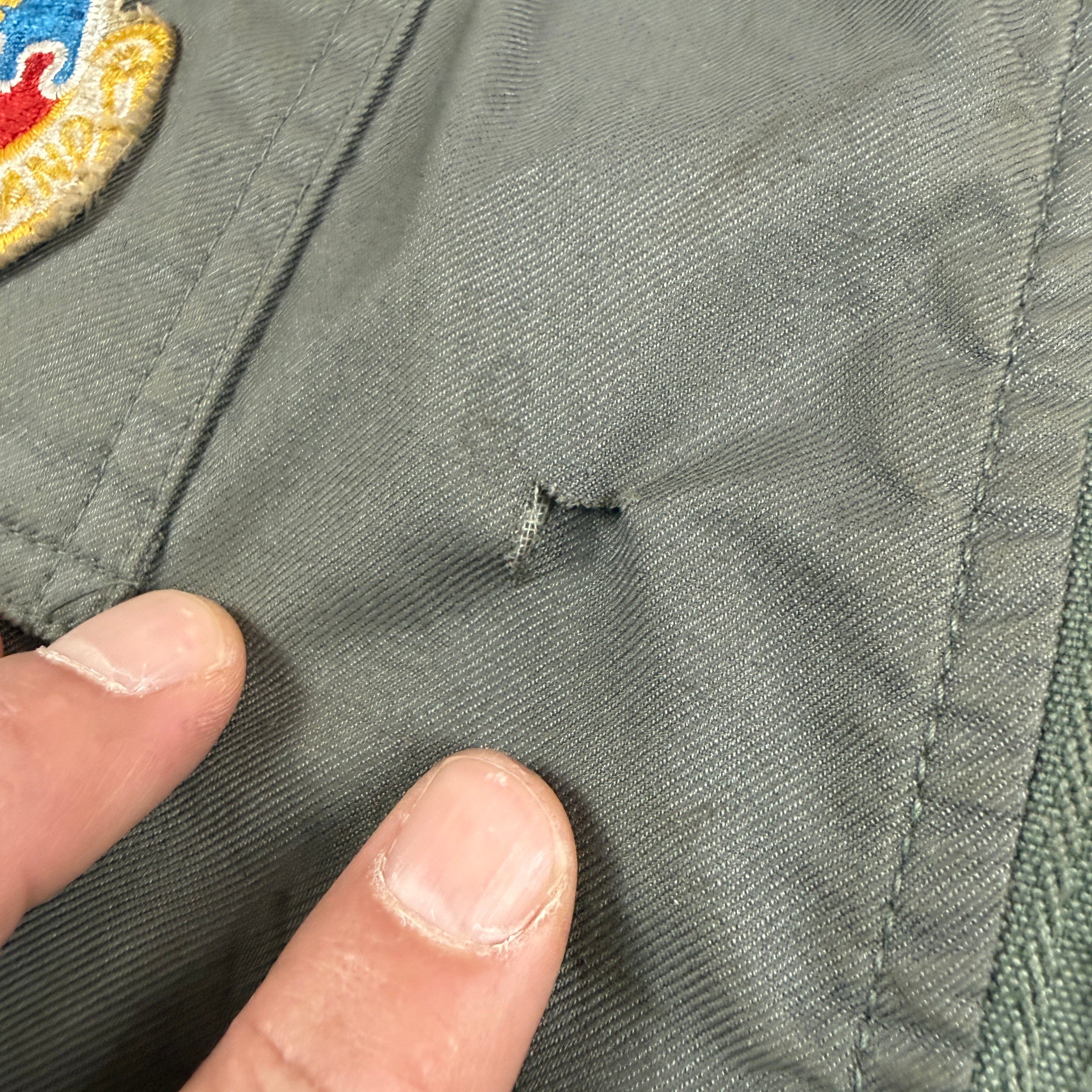 USAF CWU-7/P Mechanic Jacket Patched