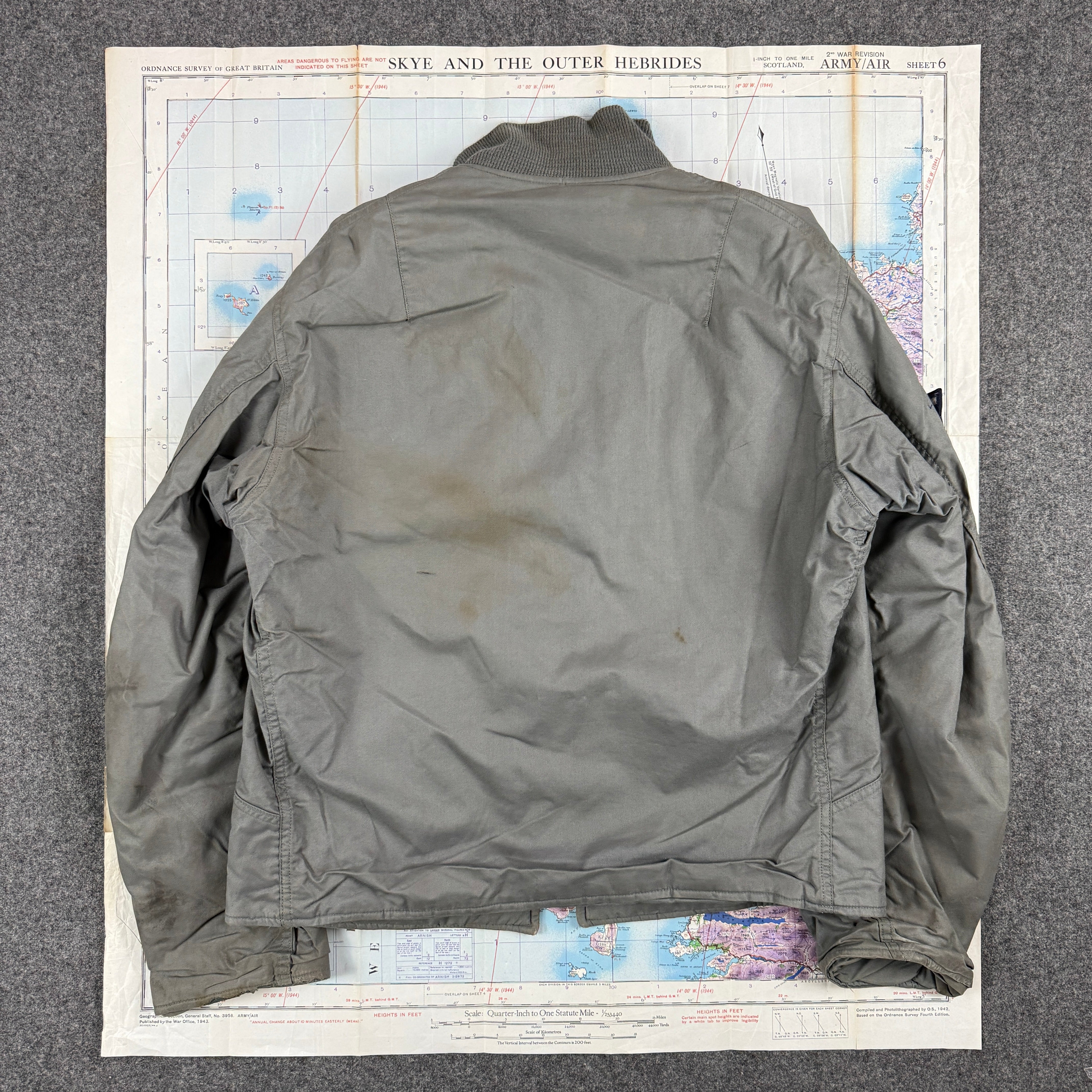 USAF CWU-7/P Mechanic Jacket Patched