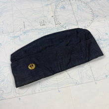 Load image into Gallery viewer, US Navy Merchant Marine Academy Denim Garrison Cap