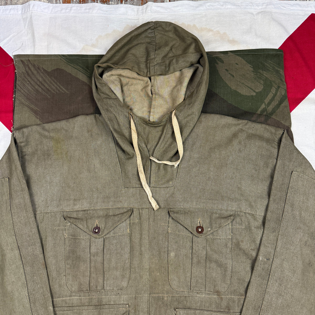 British Army Denim Windproof Smock - Excellent Condition