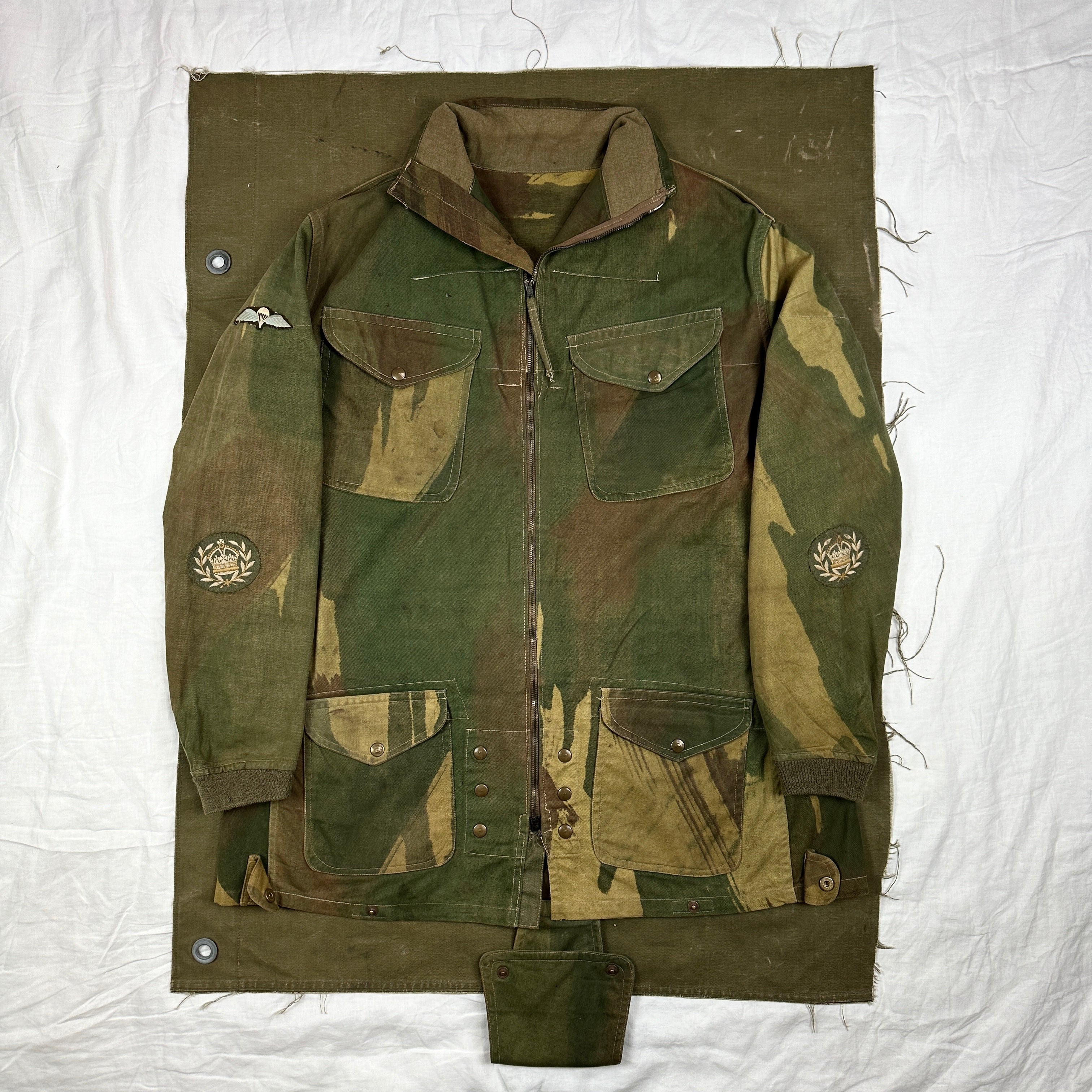 British Army WW2 1942 Handpainted First Pattern Denison Smock