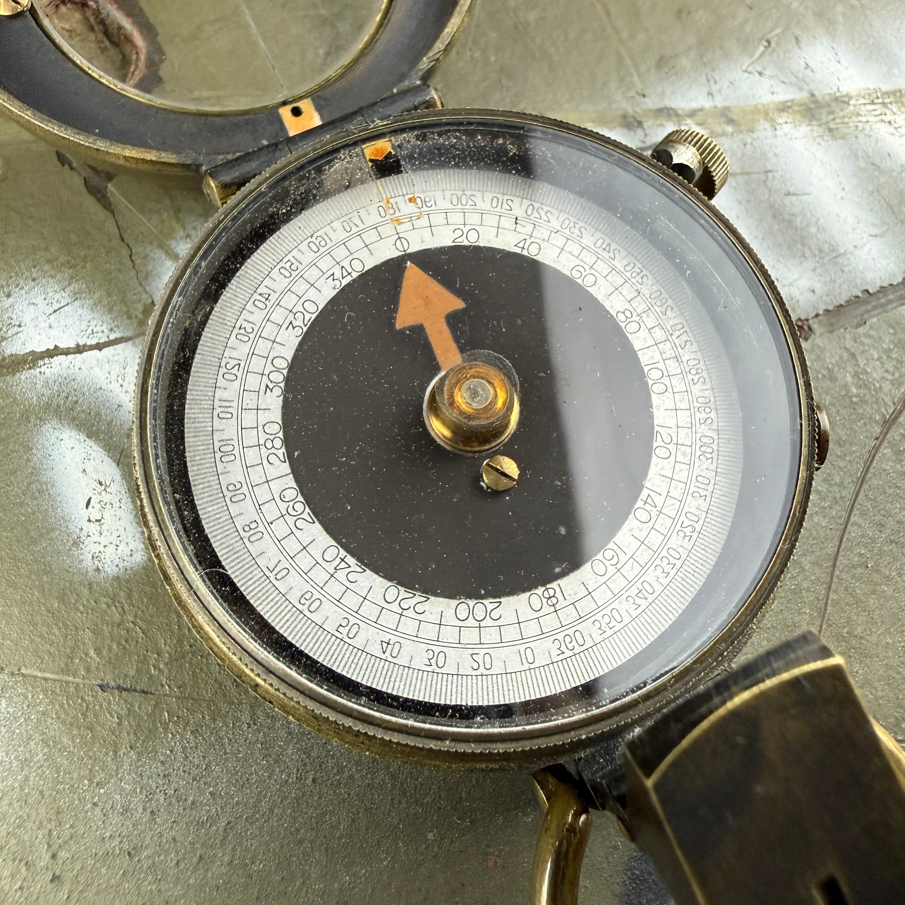 US Army 1918 Engineer Corps Verners Marching Compass