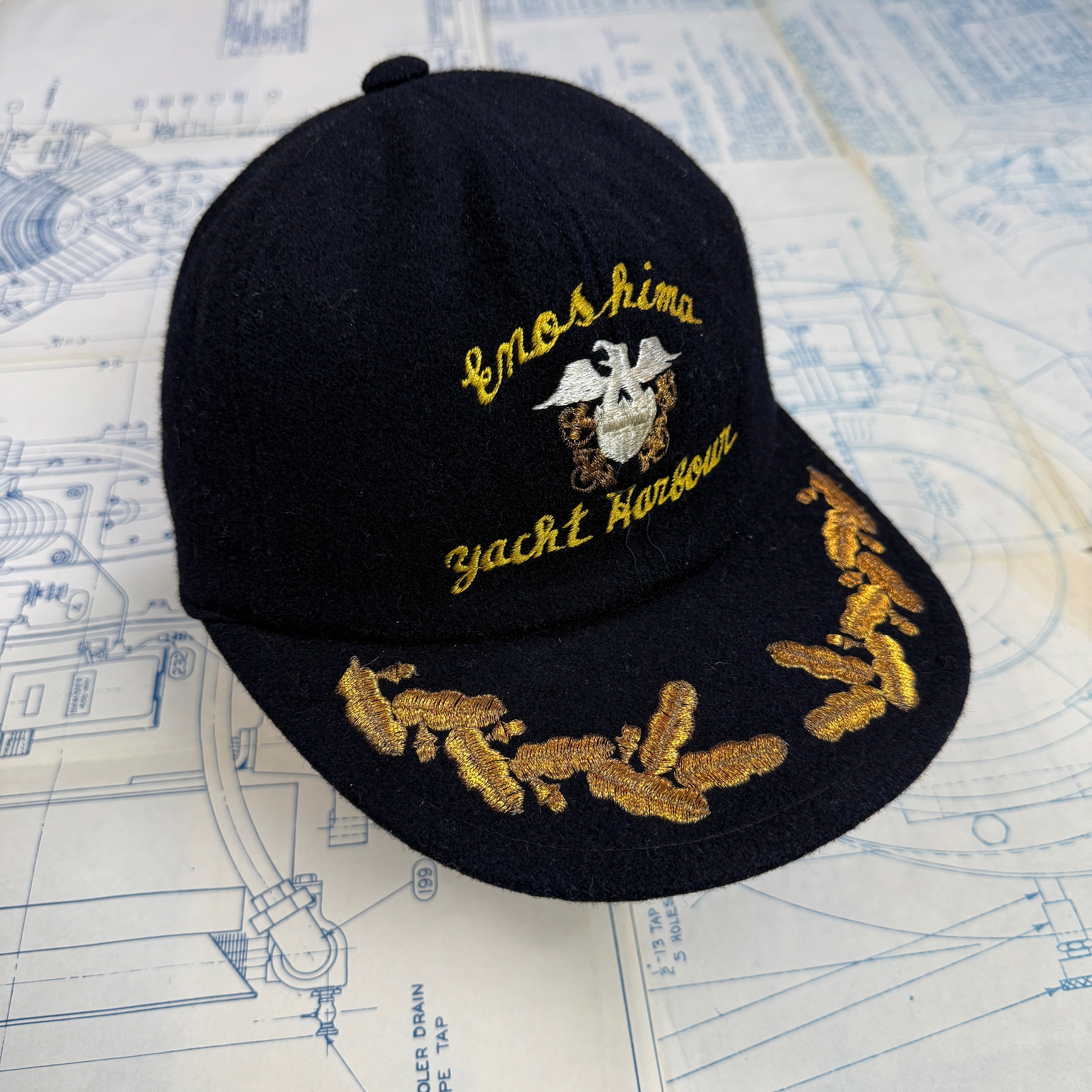 US Navy 1960s Enoshima Yacht Harbour Cap