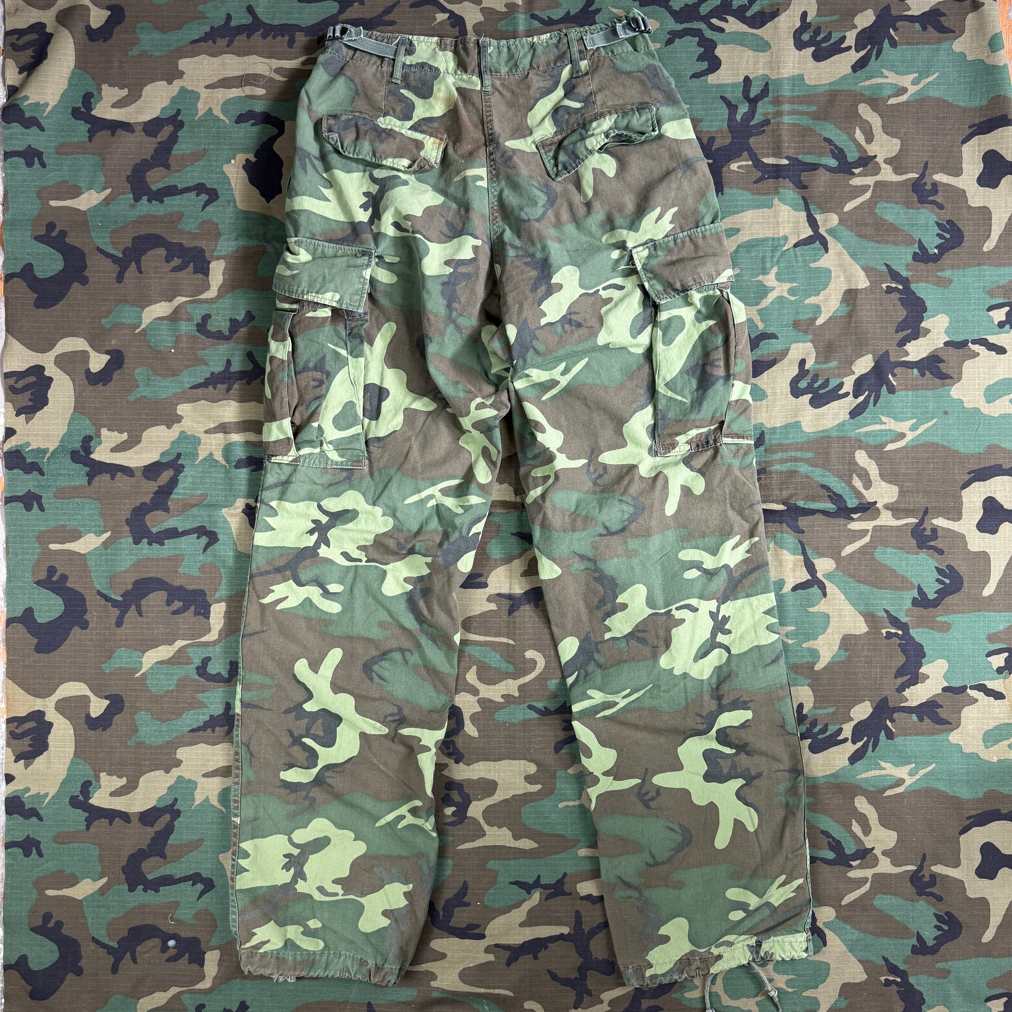 US Army 1967 ERDL "Non-Rip" Poplin Jungle Pants