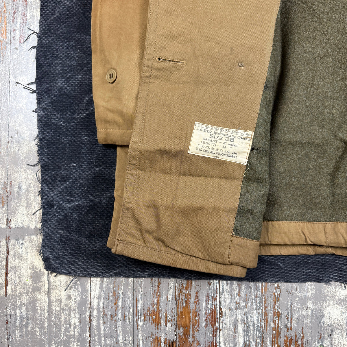 US Army ETO Mackinaw "Jeep Coat" - Deadstock