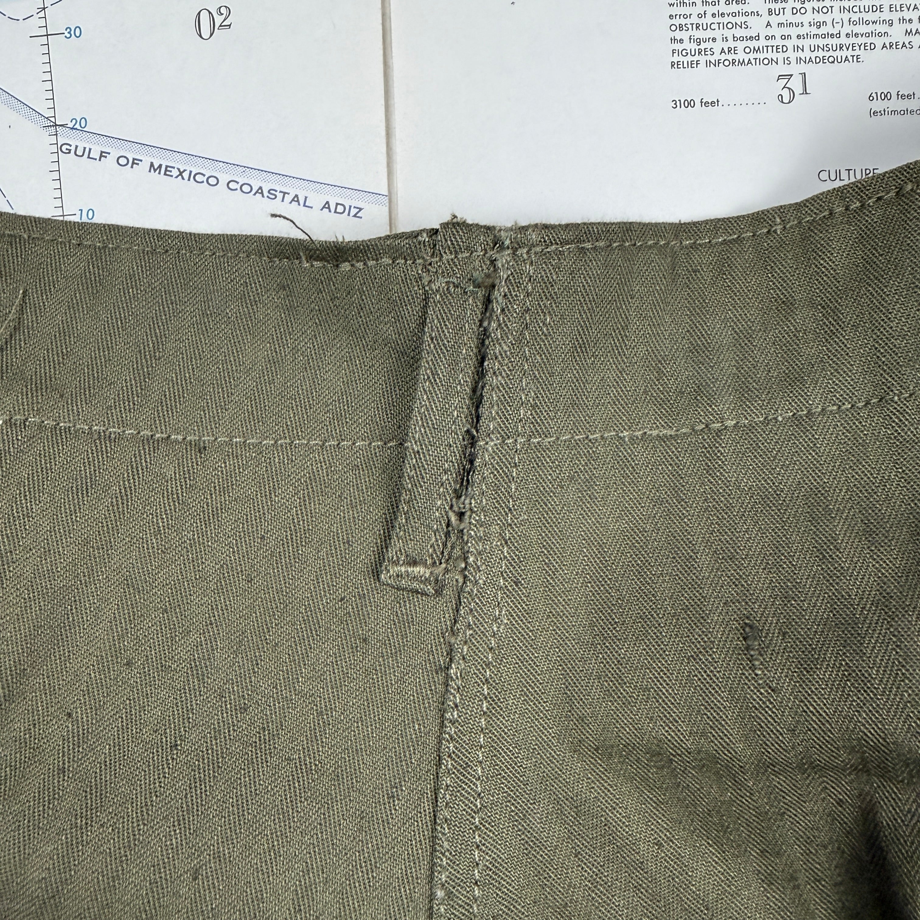 US Army WW2 P43 HBT Fatigue Pants - Deadstock