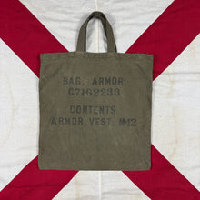 Load image into Gallery viewer, US Army WWII M12 Armor Vest Bag