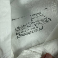 Load image into Gallery viewer, US Army 1970 Food Handler Trousers - Size 34
