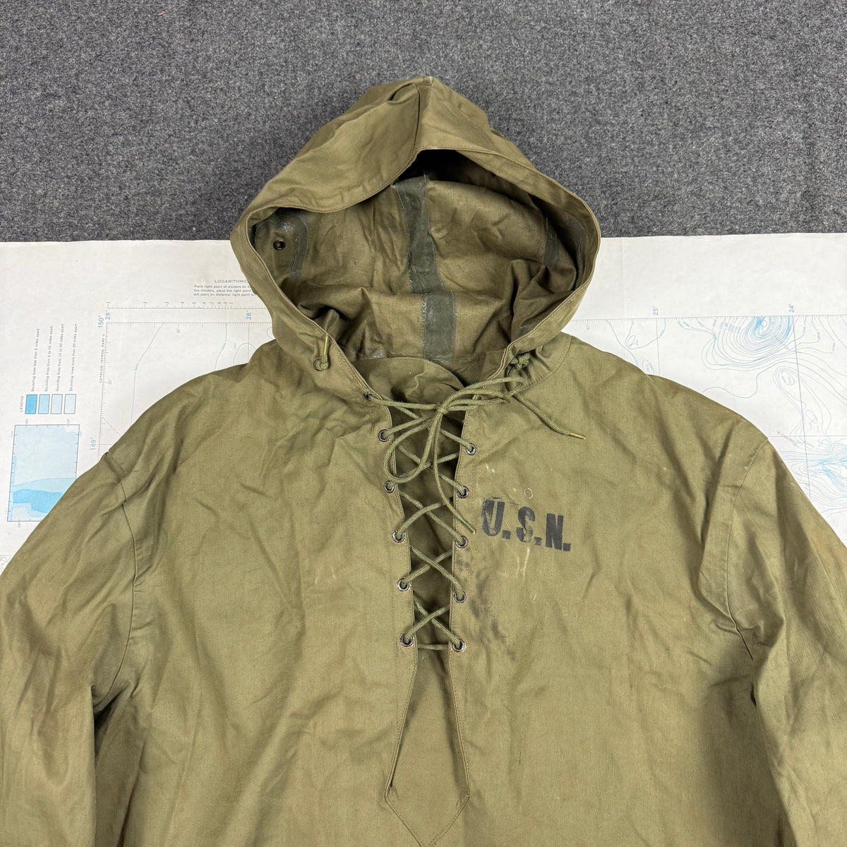 US Navy 1944 N-2 Rain Parka - Mint Condition