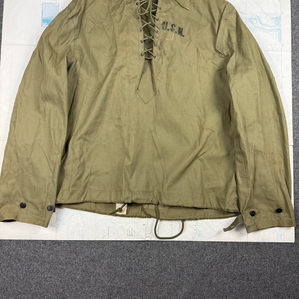 US Navy 1944 N-2 Rain Parka - Mint Condition