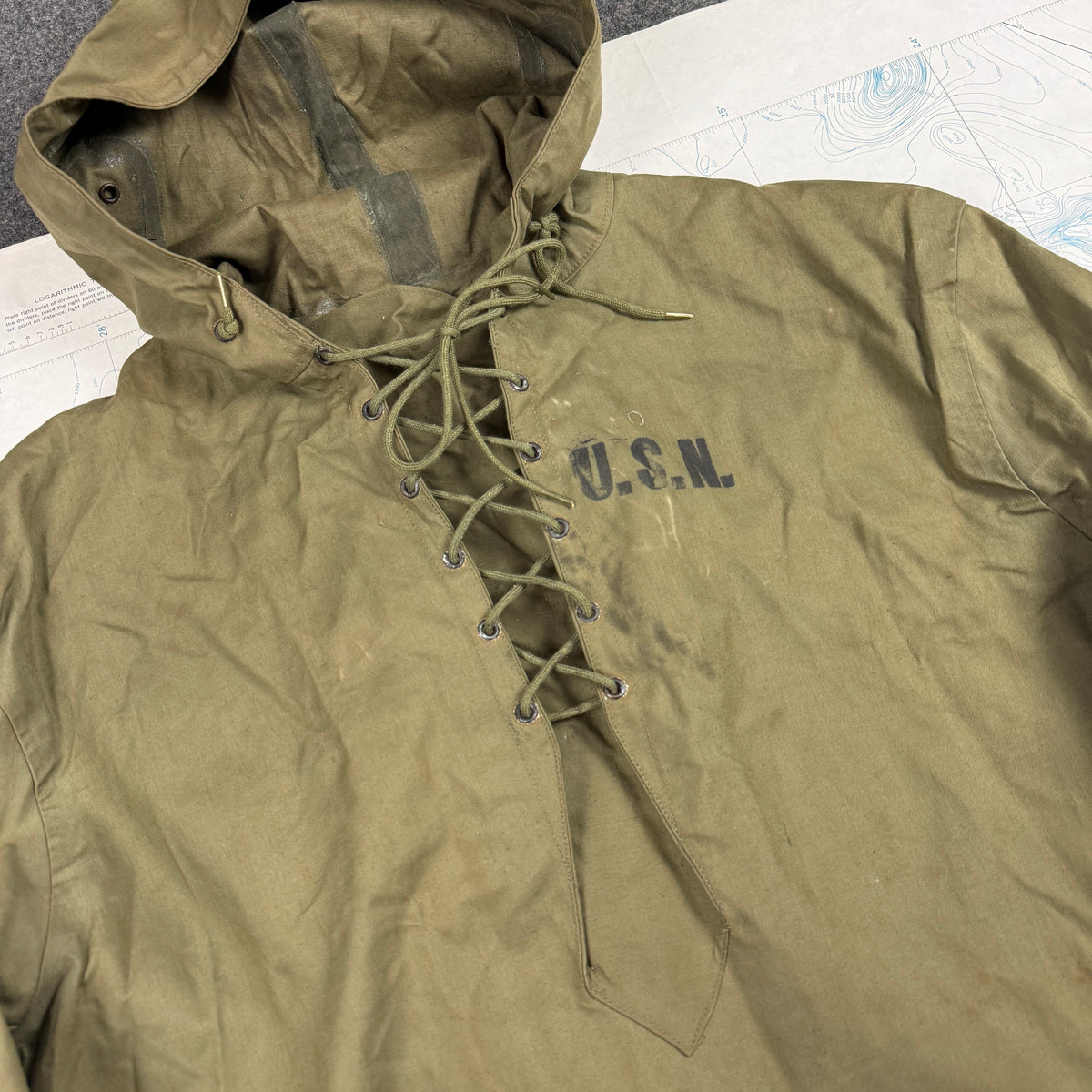 US Navy 1944 N-2 Rain Parka - Mint Condition
