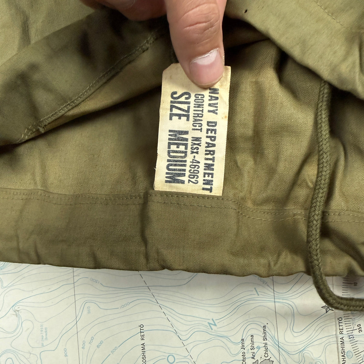 US Navy 1944 N-2 Rain Parka - Mint Condition