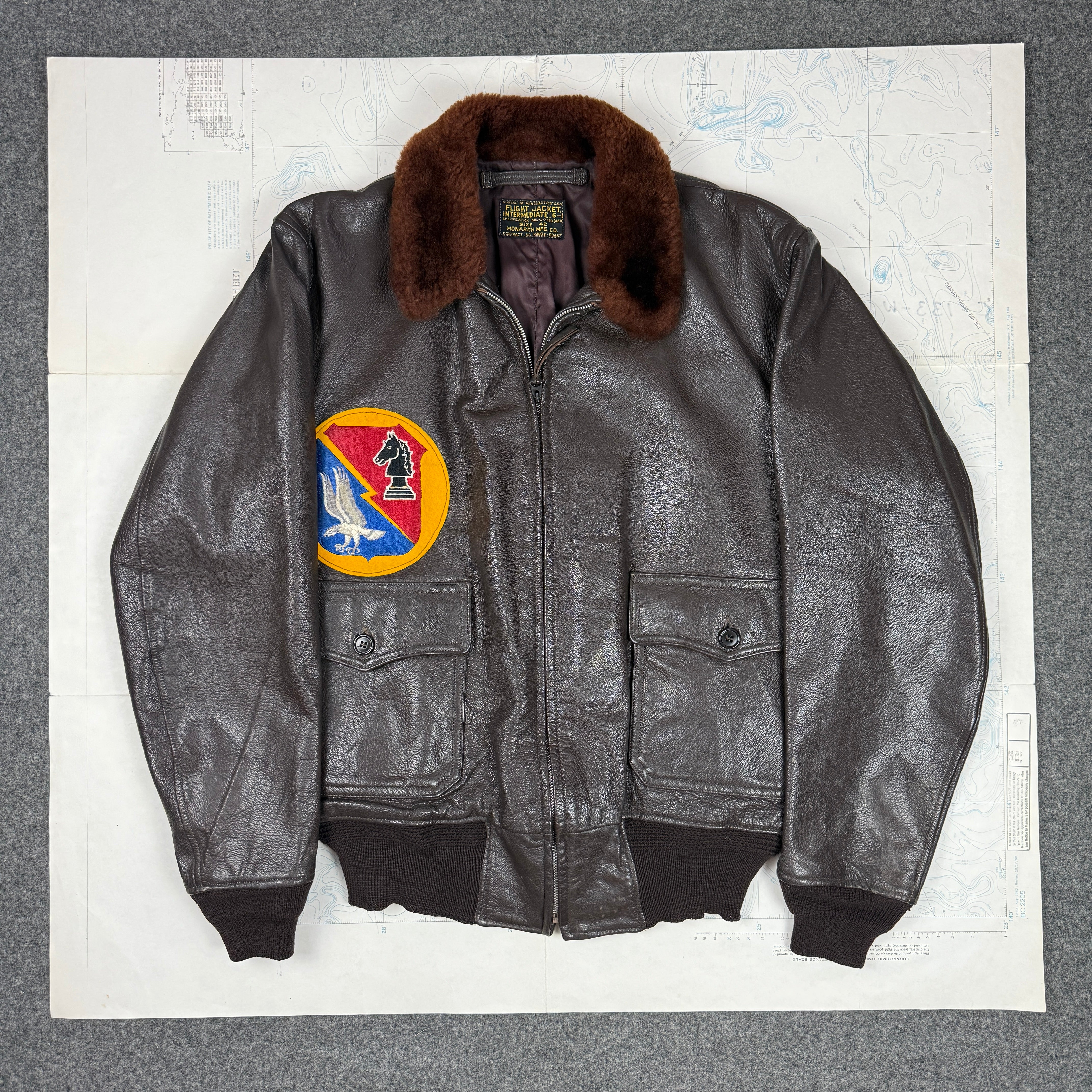 US Navy 1951 Monarch G1 Flight Jacket - Mint Condition