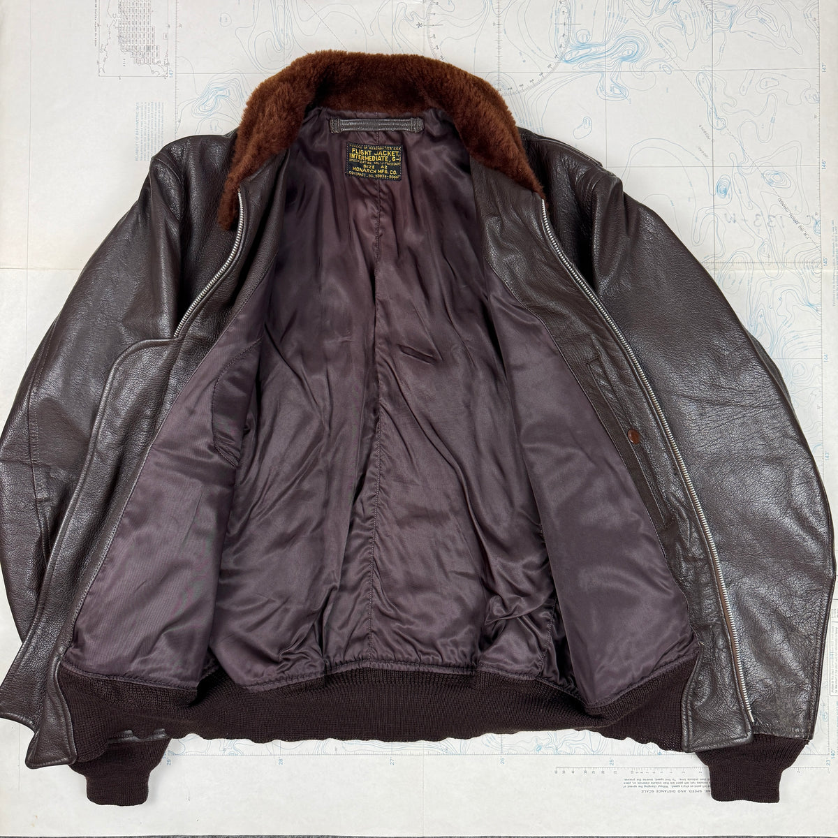 US Navy 1951 Monarch G1 Flight Jacket - Mint Condition