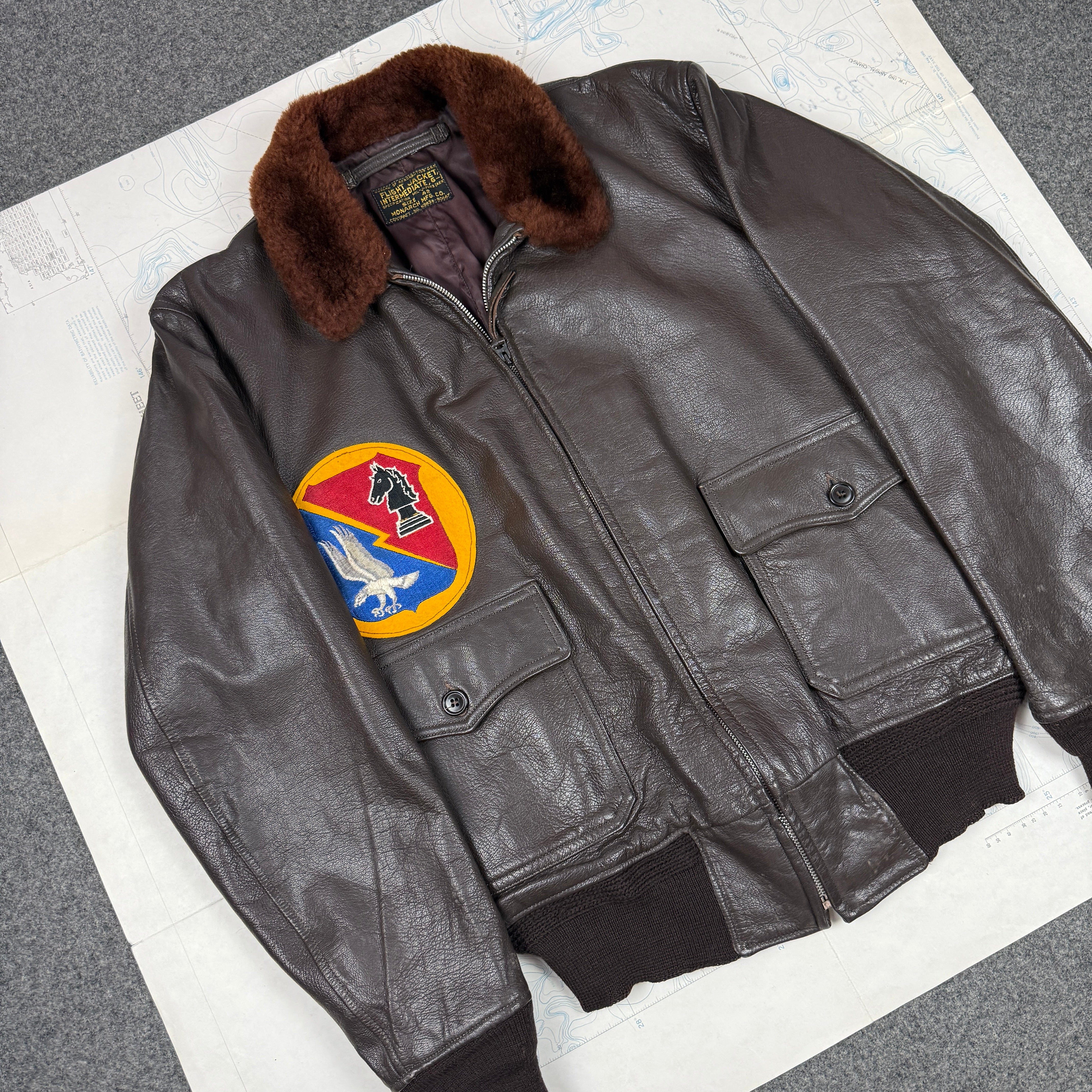 US Navy 1951 Monarch G1 Flight Jacket - Mint Condition