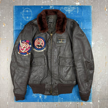 Load image into Gallery viewer, US Navy 1964 Patched G1 Flight Jacket - Mint Condition
