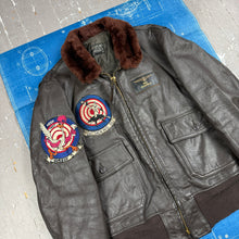 Load image into Gallery viewer, US Navy 1964 Patched G1 Flight Jacket - Mint Condition