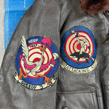 Load image into Gallery viewer, US Navy 1964 Patched G1 Flight Jacket - Mint Condition