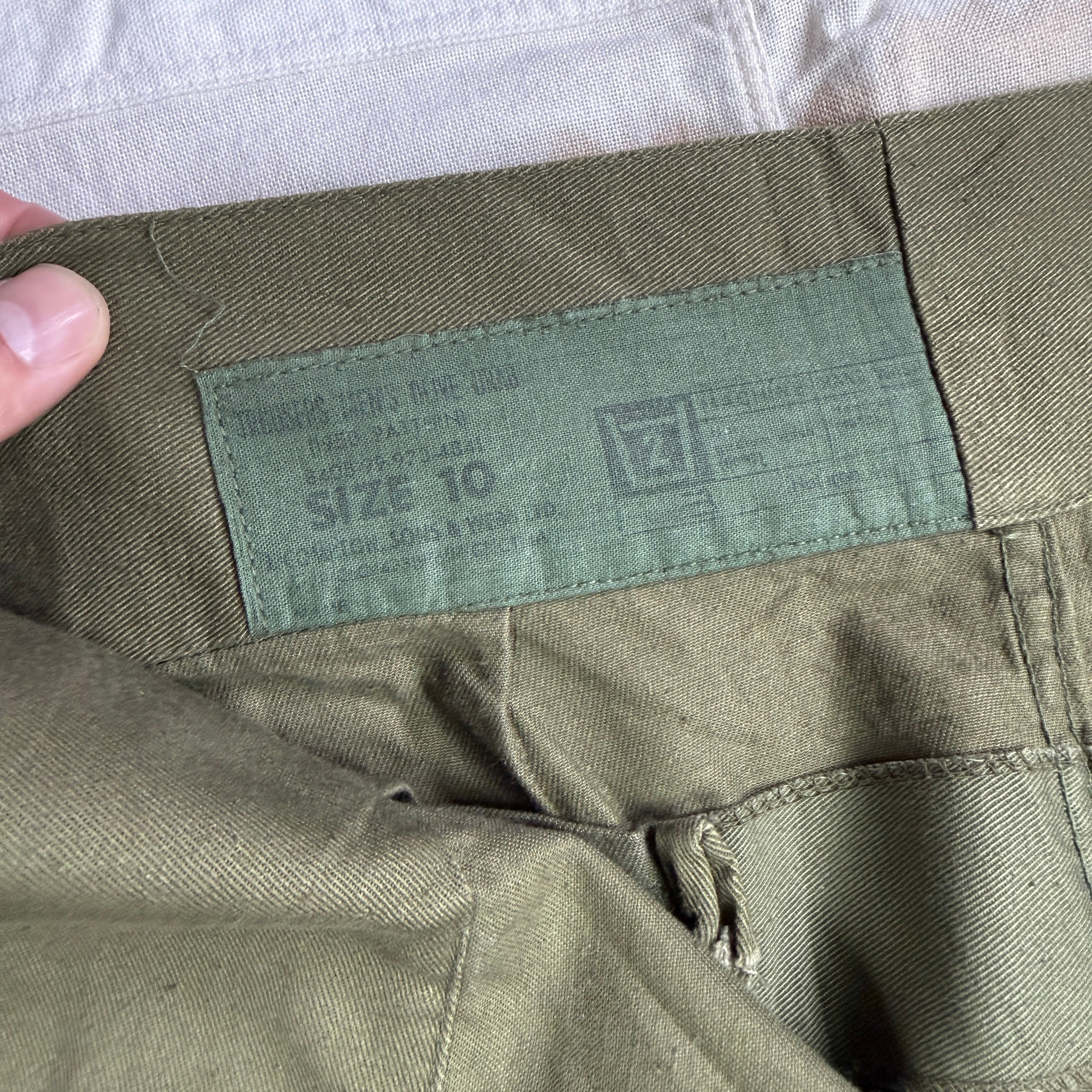 British Army 1960s Jungle 'Gurkha' Trousers - size 36