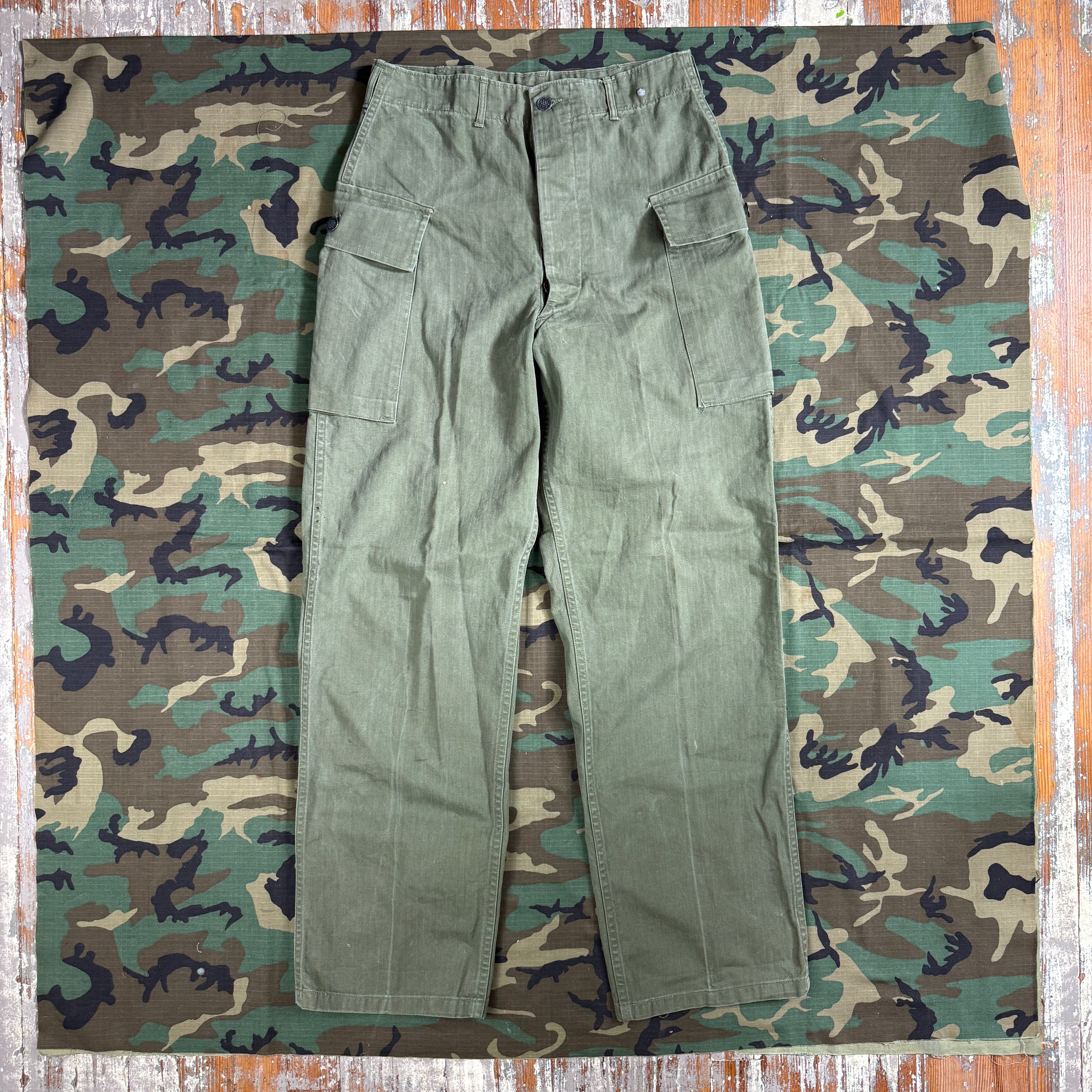 US Army WW2 P43 HBT Fatigue Pants