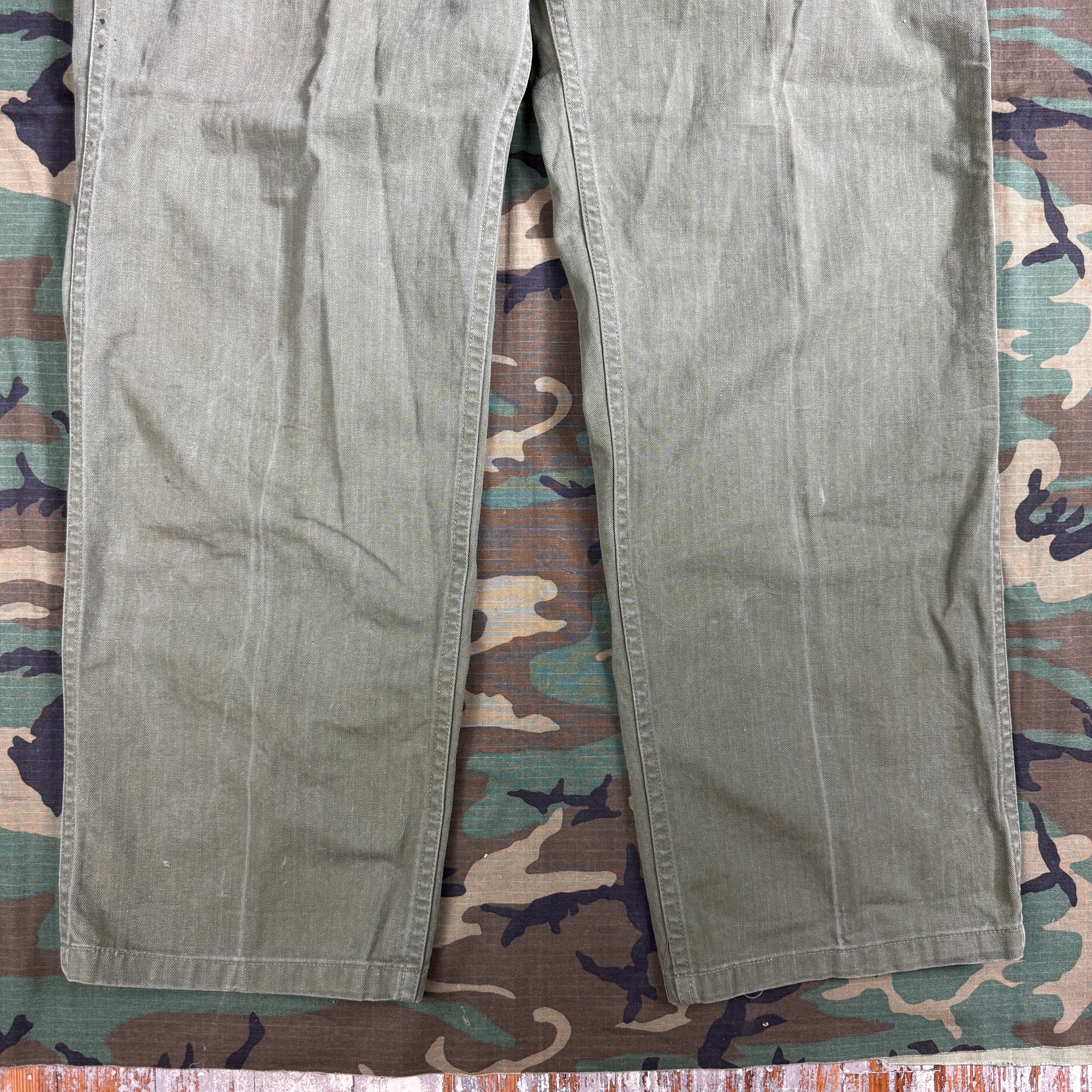 US Army WW2 P43 HBT Fatigue Pants