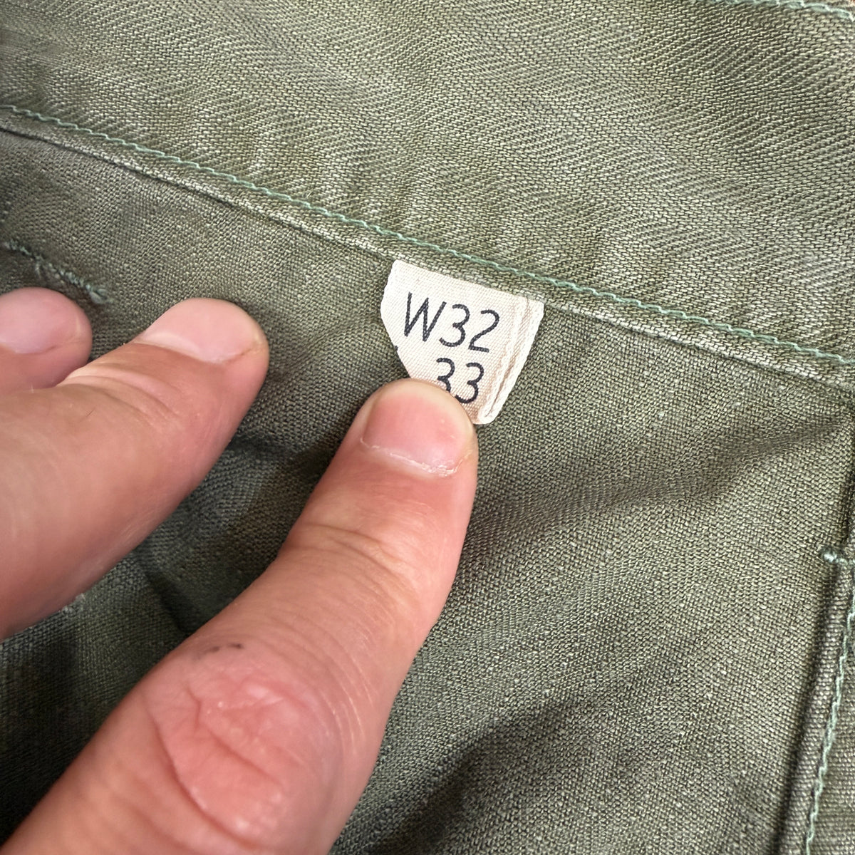 US Army WW2 P43 HBT Fatigue Pants