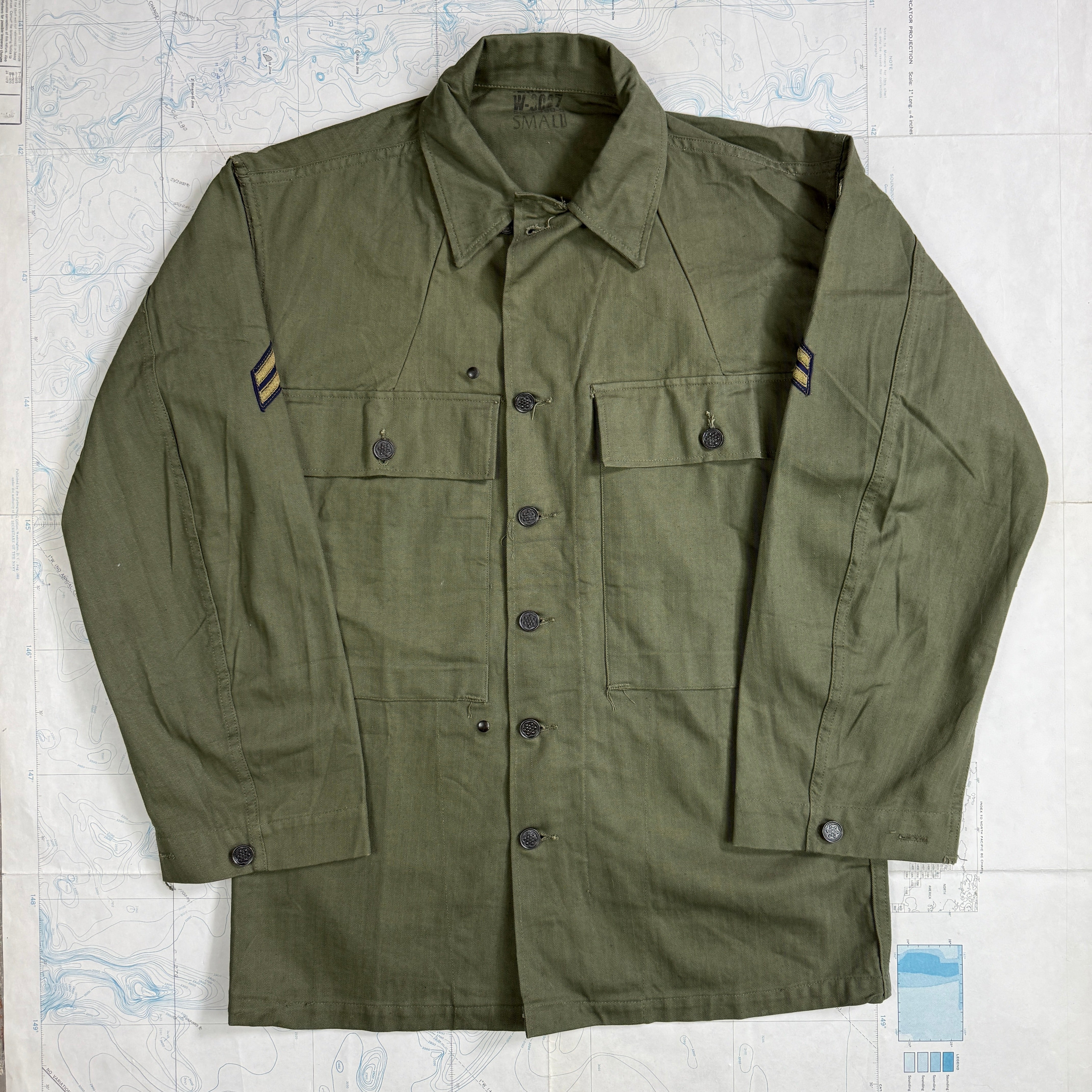 US Army WW2 HBT Fatigue Shirt - Deadstock
