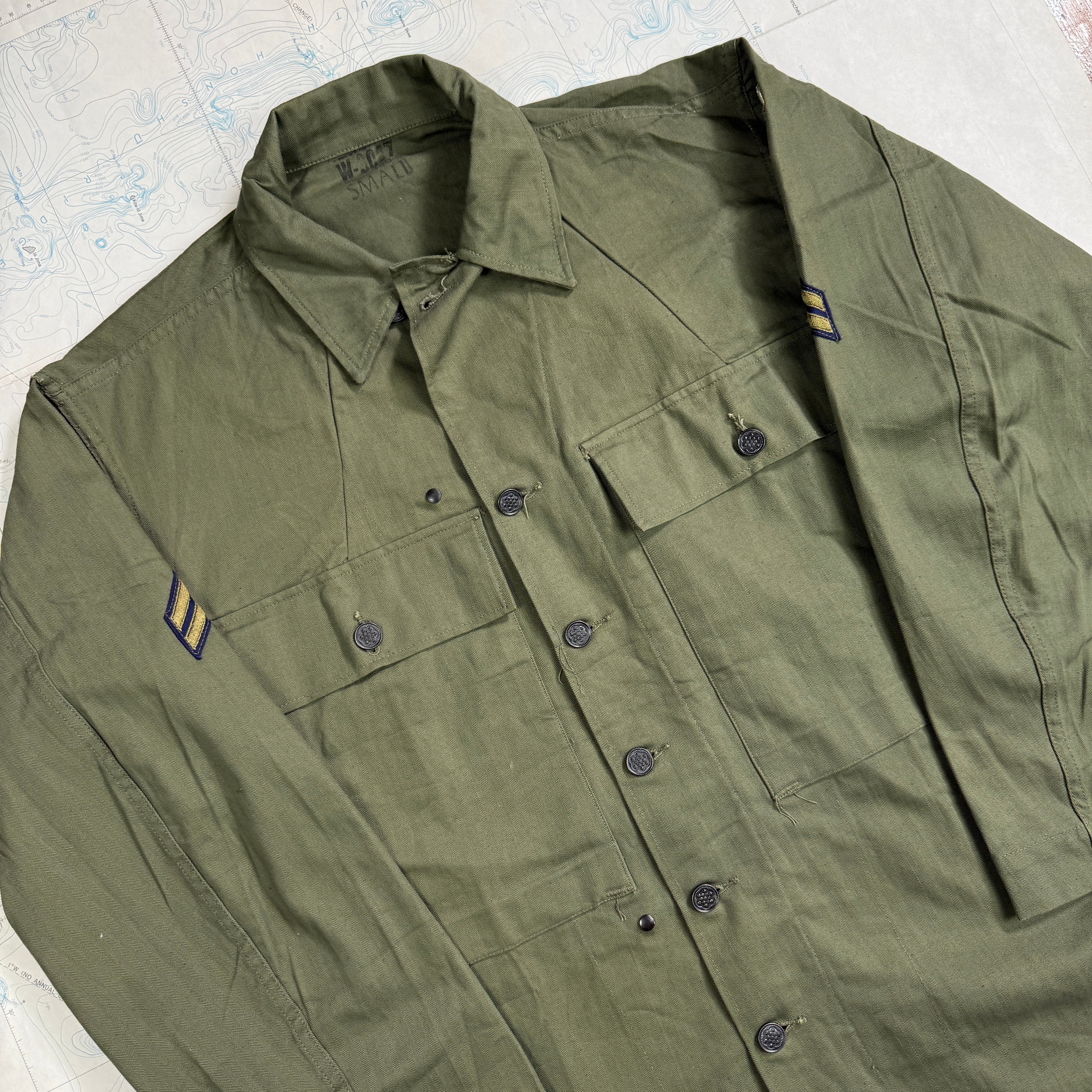 US Army WW2 HBT Fatigue Shirt - Deadstock
