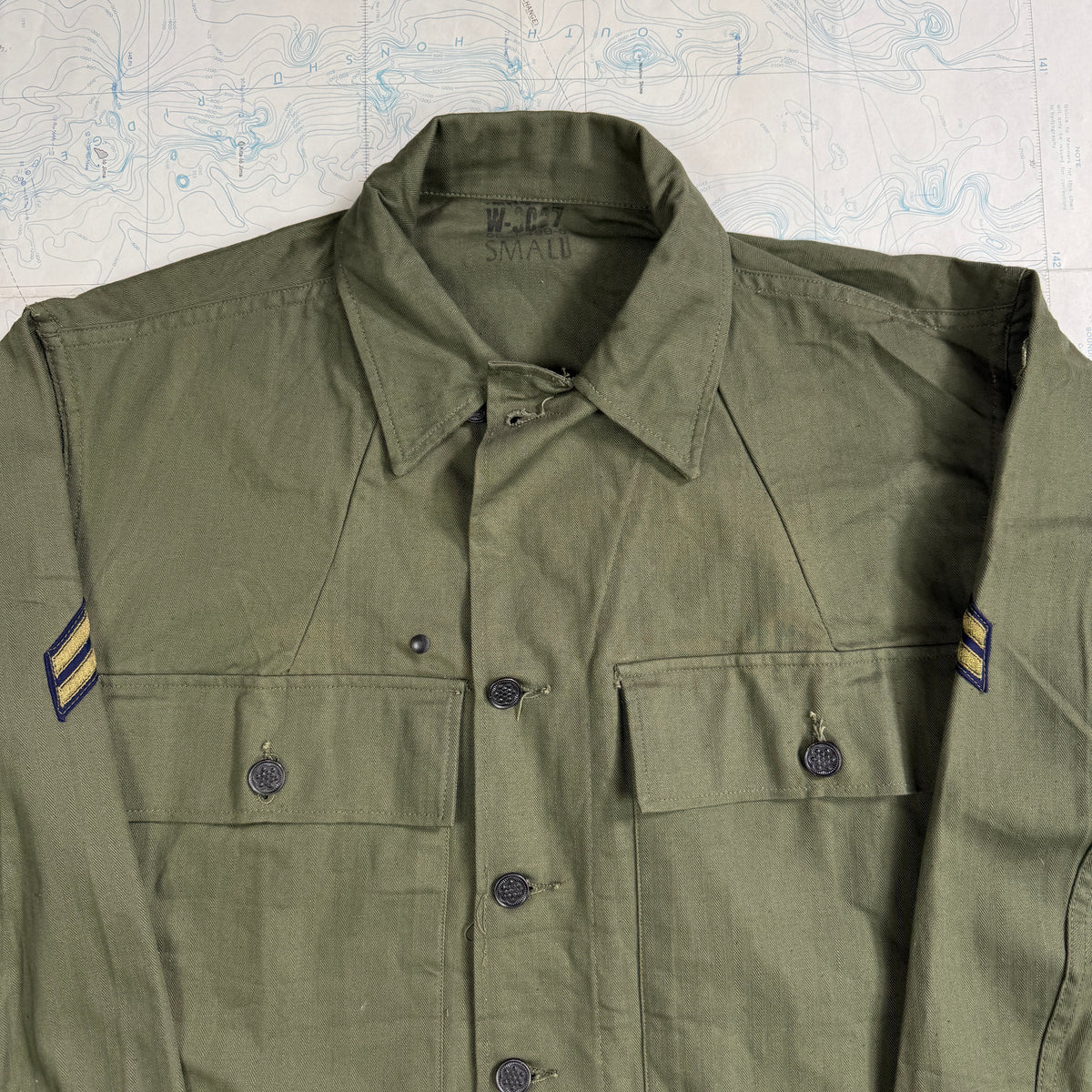 US Army WW2 HBT Fatigue Shirt - Deadstock