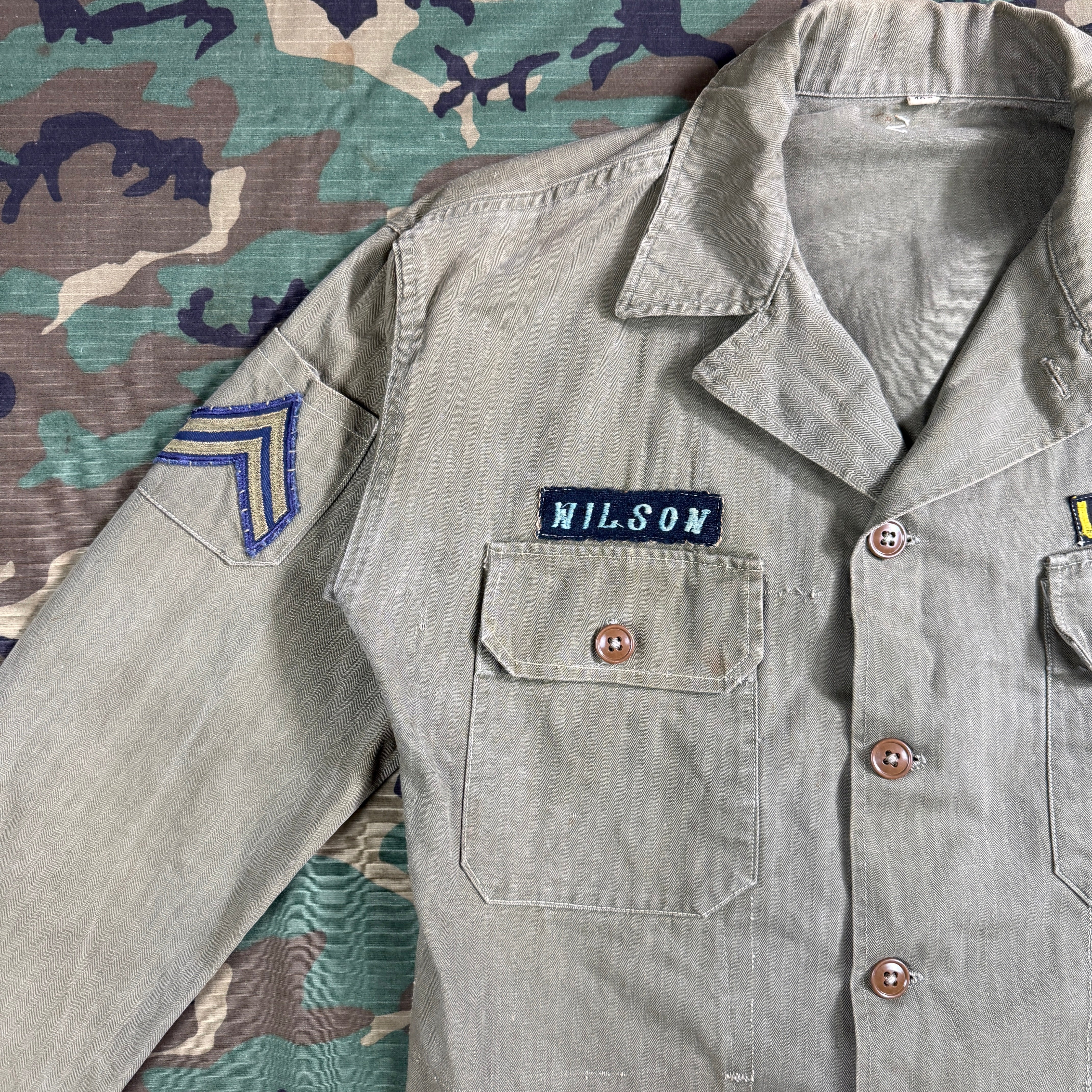 US Army Korean War HBT Shirt