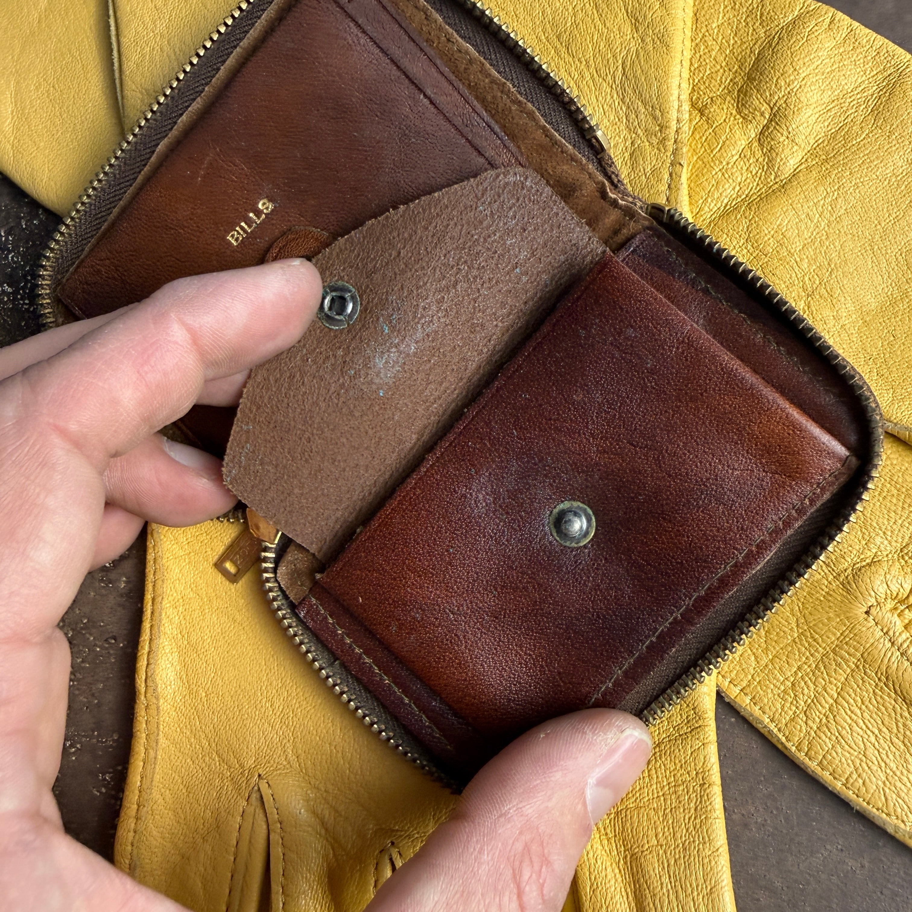 1930s/40s Heraldic Leather Wallet