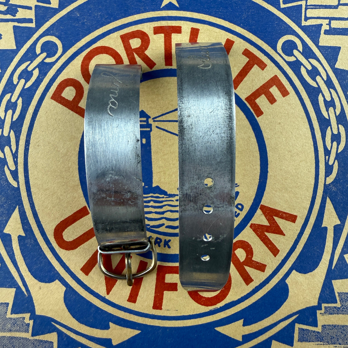 WW2 Iwo Jima Watch Band made from Japanese Aircraft Skin
