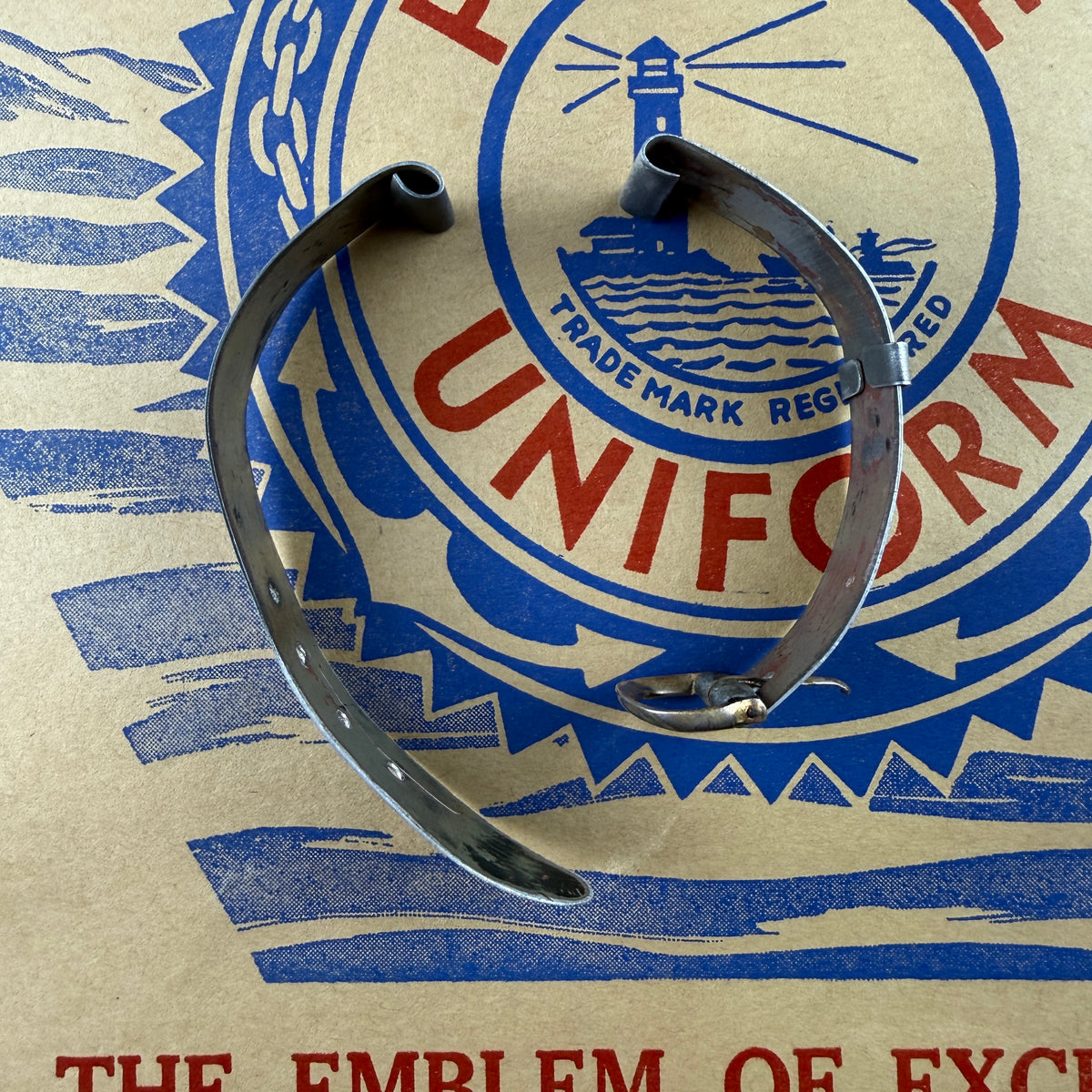 WW2 Iwo Jima Watch Band made from Japanese Aircraft Skin