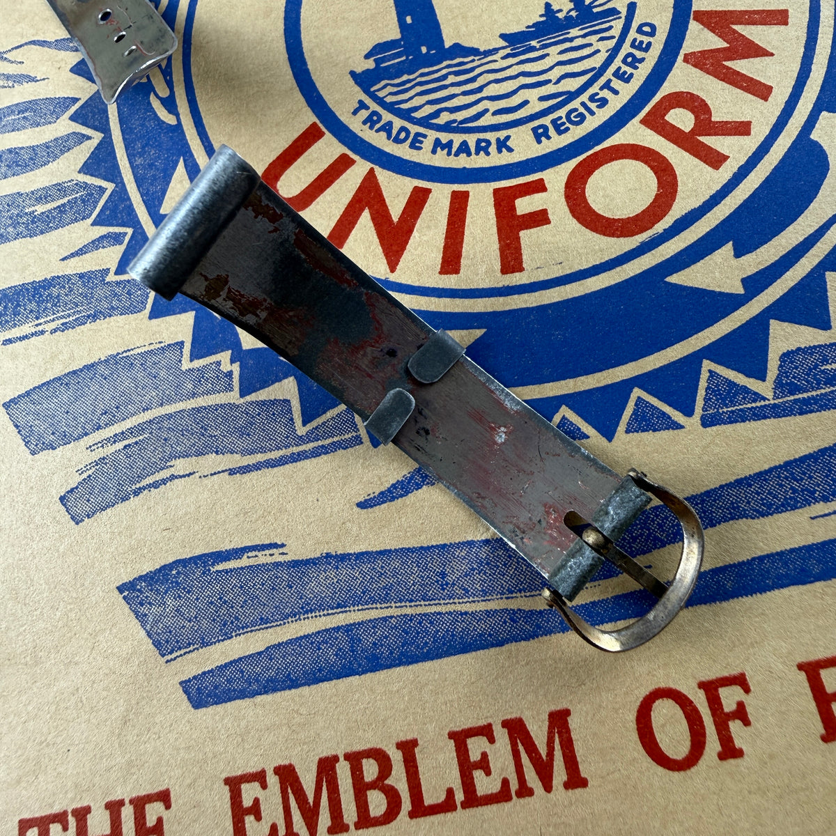 WW2 Iwo Jima Watch Band made from Japanese Aircraft Skin