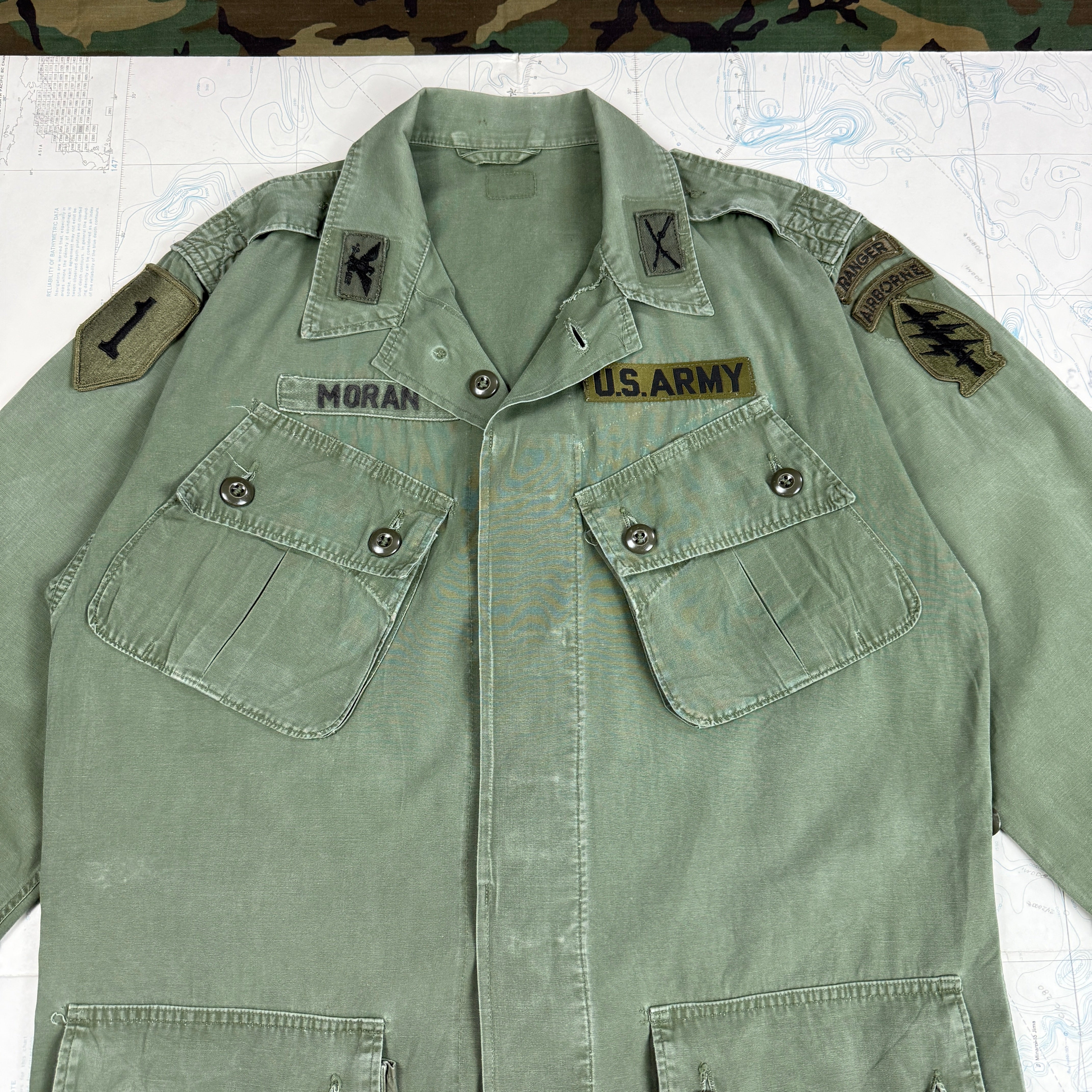 US Army 1st Pattern Jungle Jacket named to Special Forces Colonel