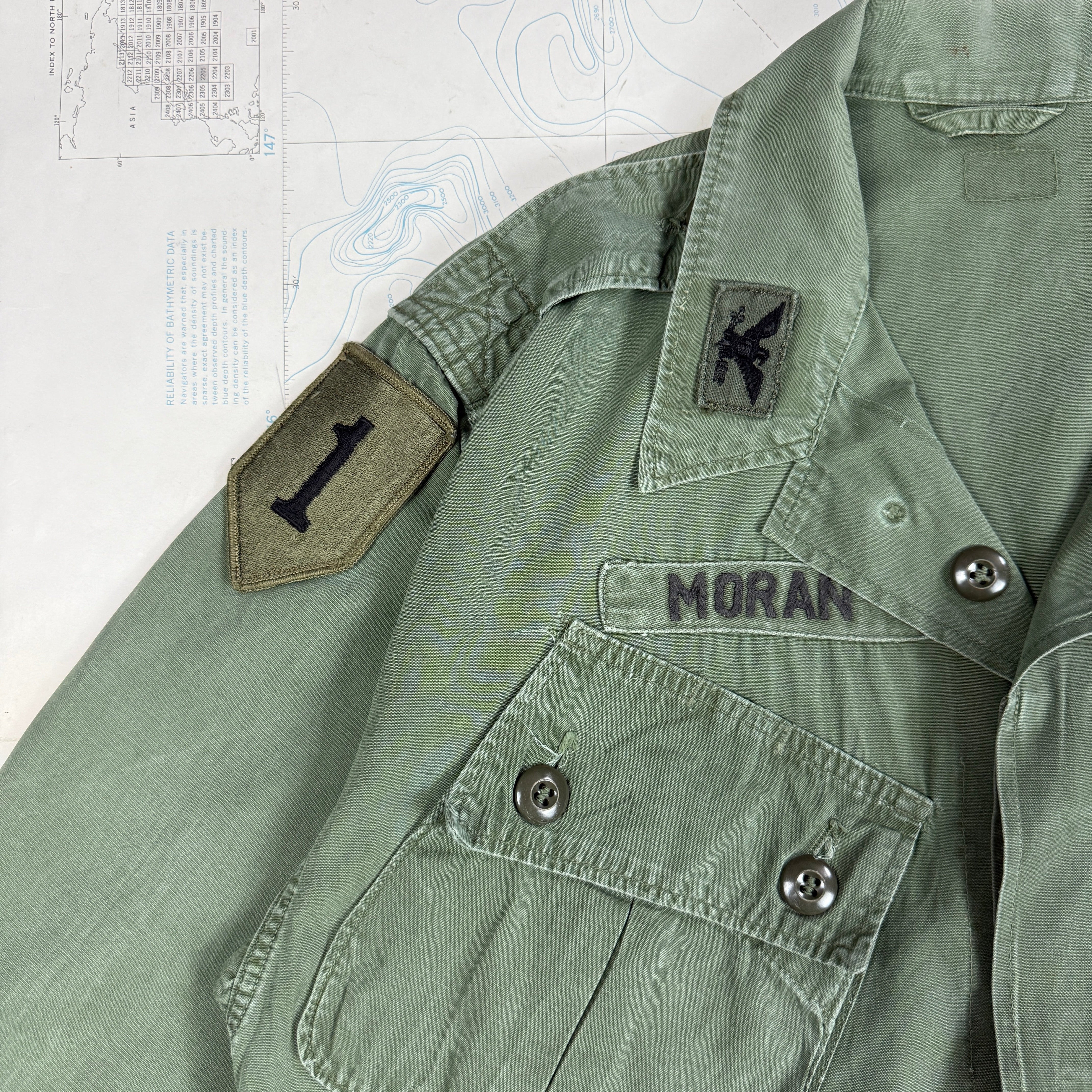 US Army 1st Pattern Jungle Jacket named to Special Forces Colonel