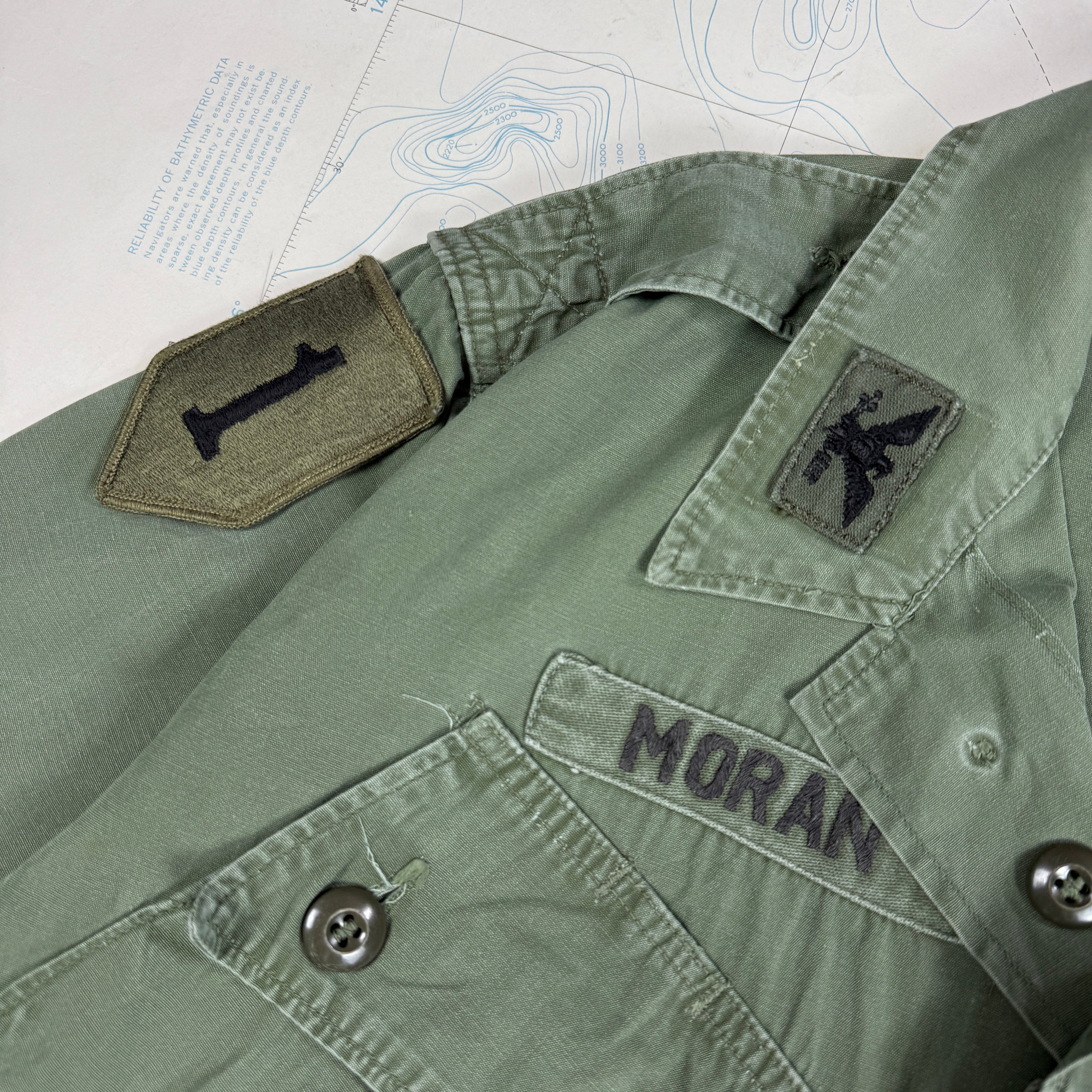 US Army 1st Pattern Jungle Jacket named to Special Forces Colonel