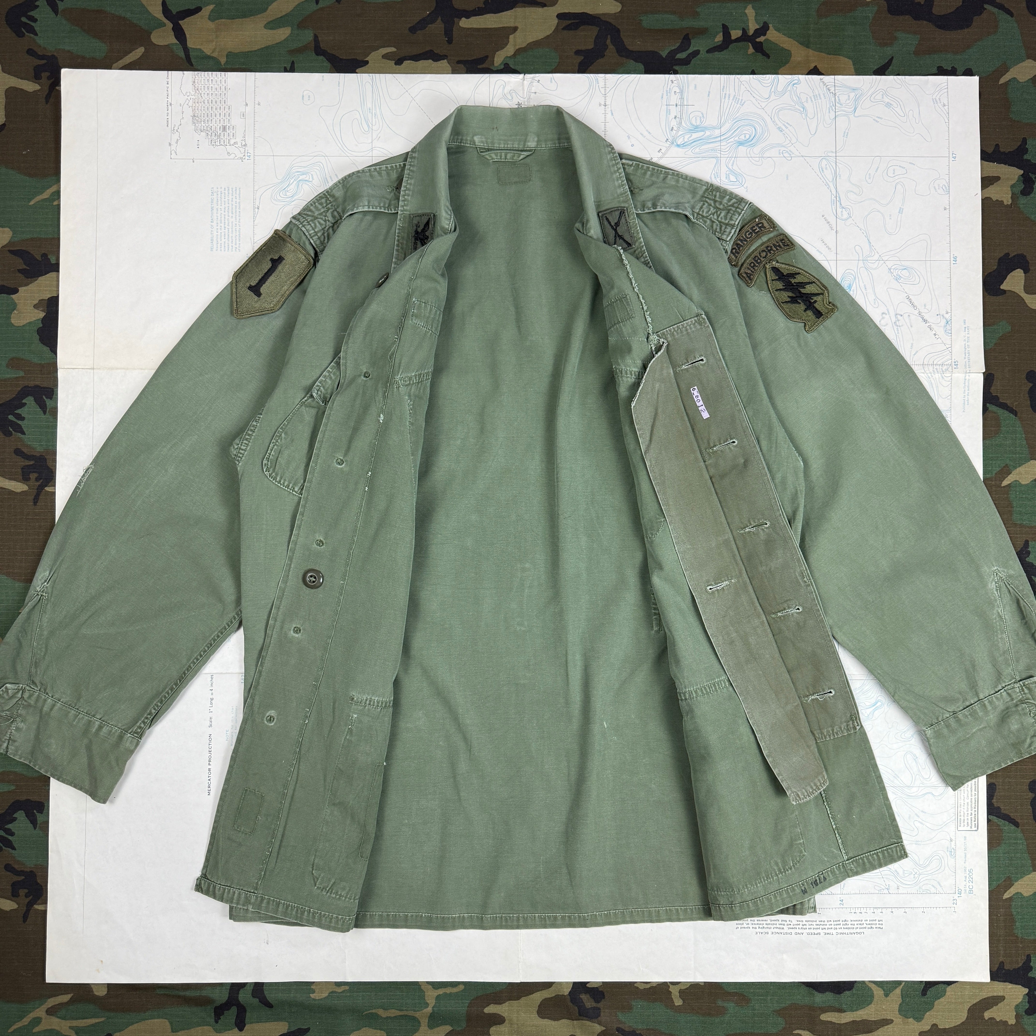 US Army 1st Pattern Jungle Jacket named to Special Forces Colonel