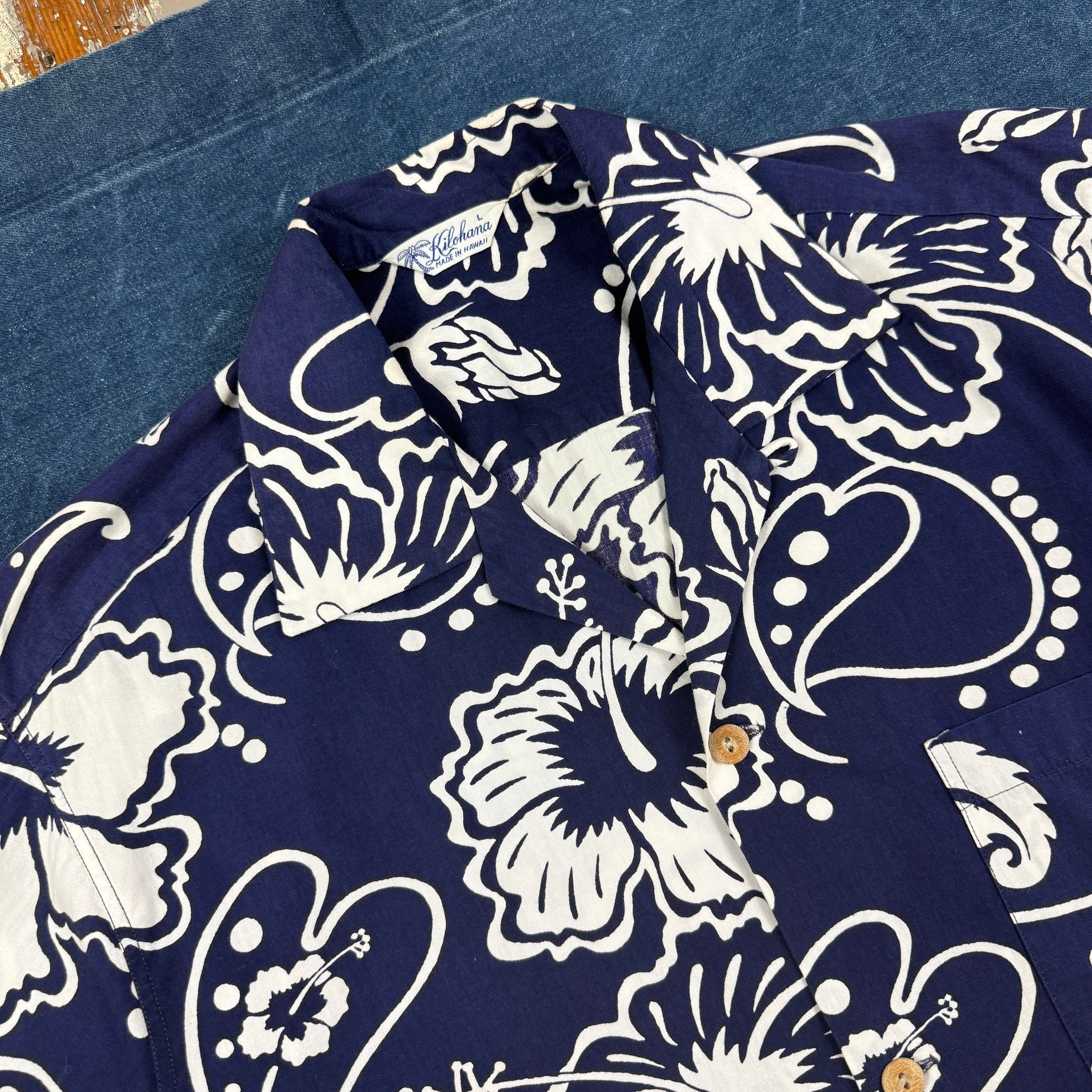 Kilohanan Late-50s Cotton Aloha Shirt