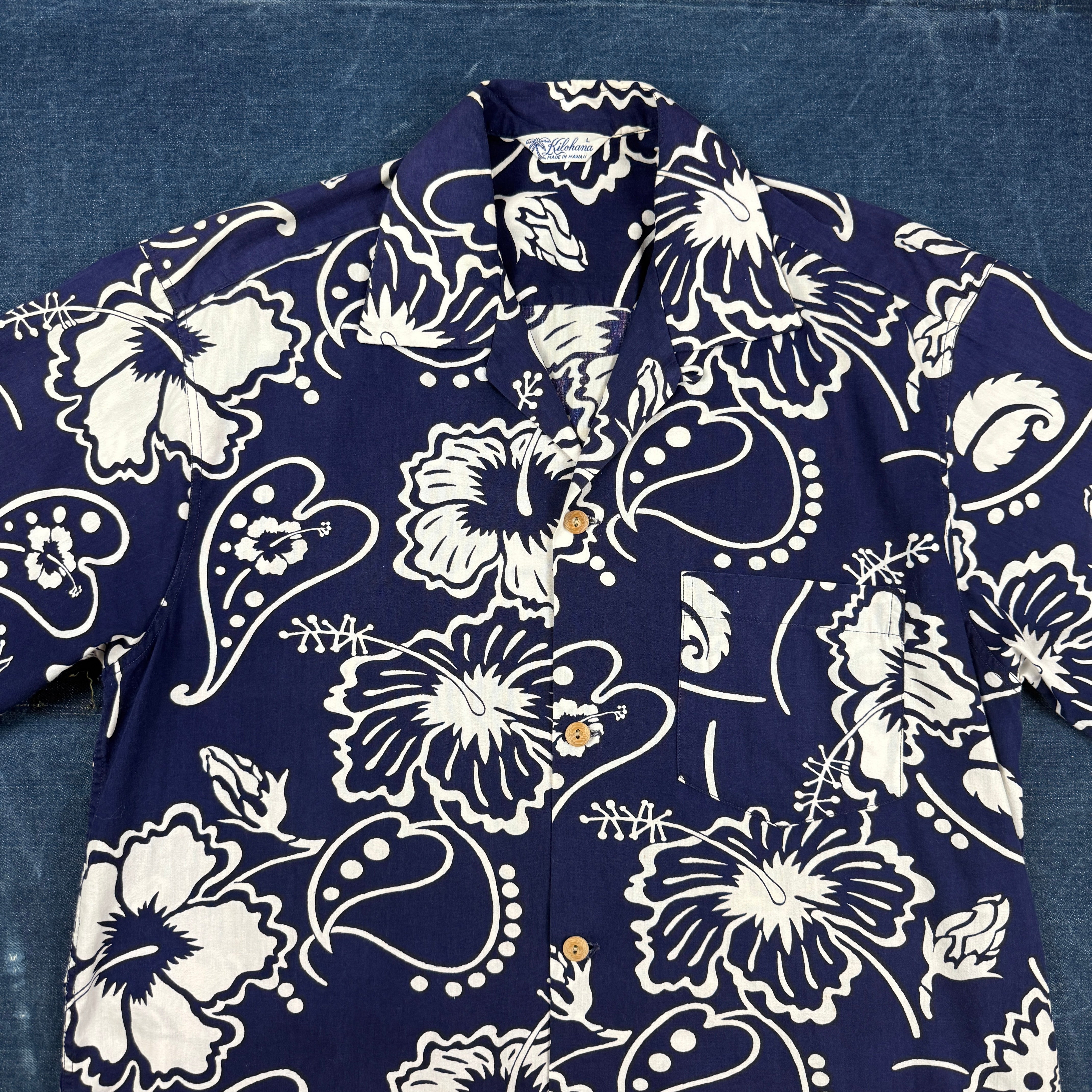 Kilohanan Late-50s Cotton Aloha Shirt