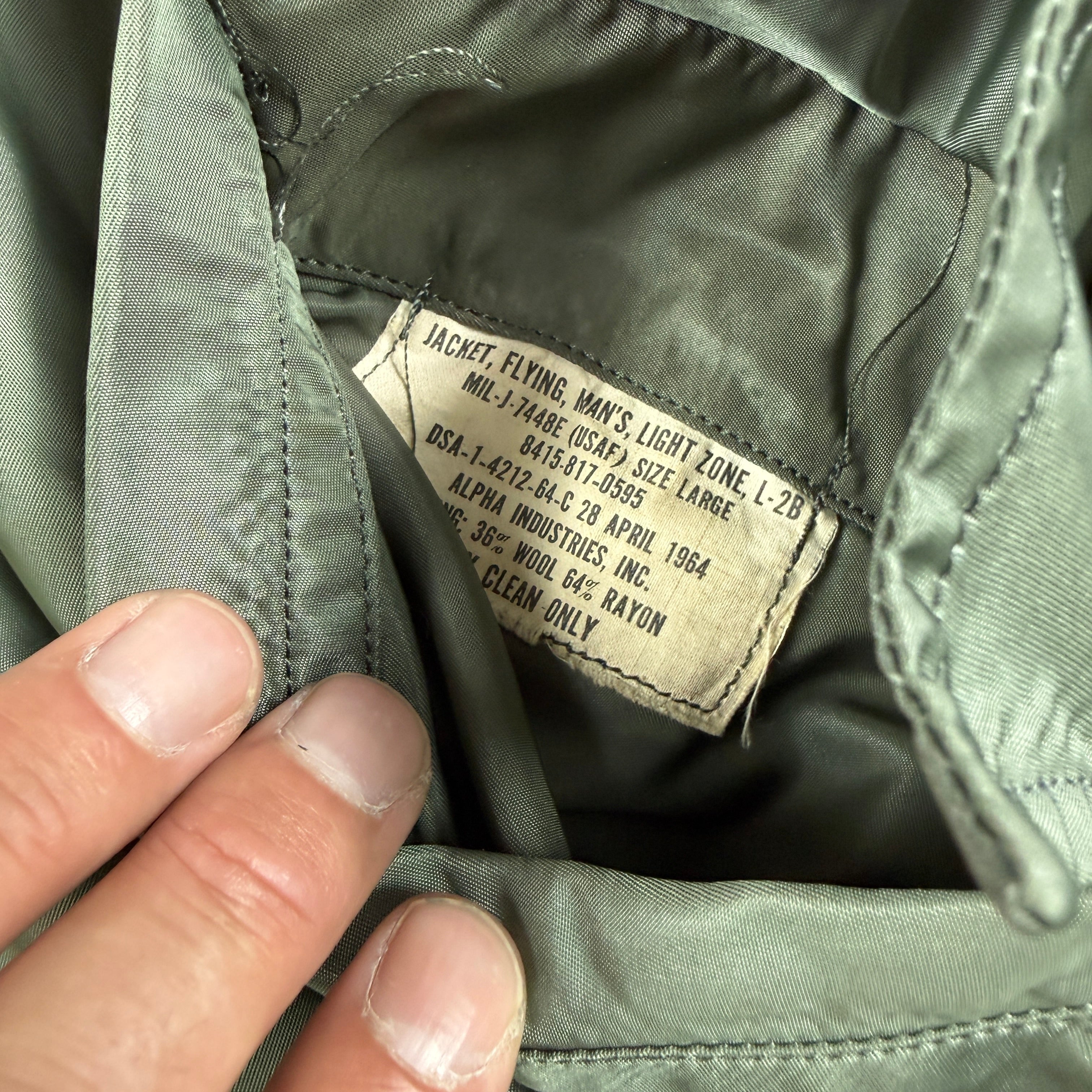 US Army 1964 L-2B Flight Jacket