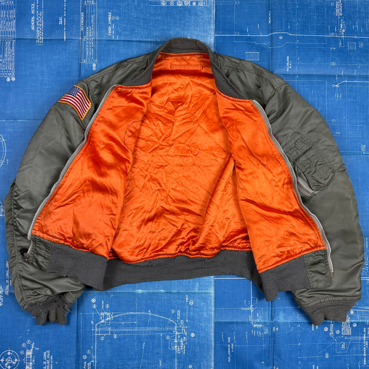 USAF 1973 L-2B Flight Jacket - Size XL