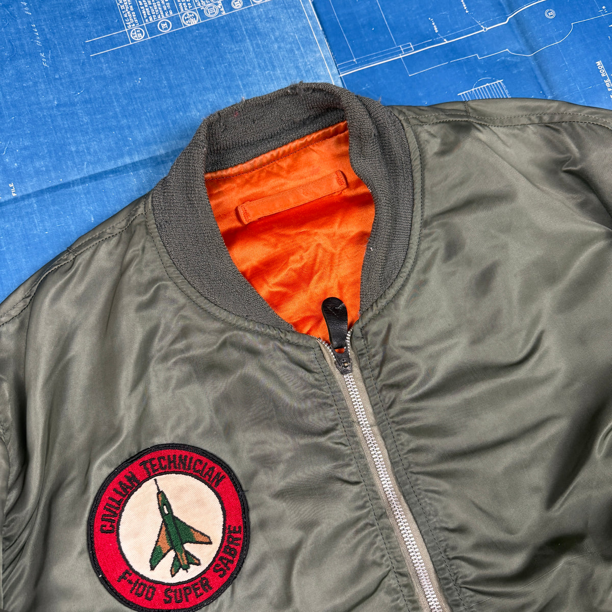 USAF 1973 L-2B Flight Jacket - Size XL