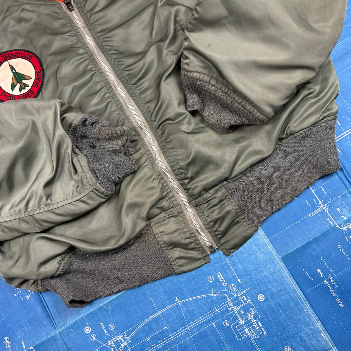 USAF 1973 L-2B Flight Jacket - Size XL