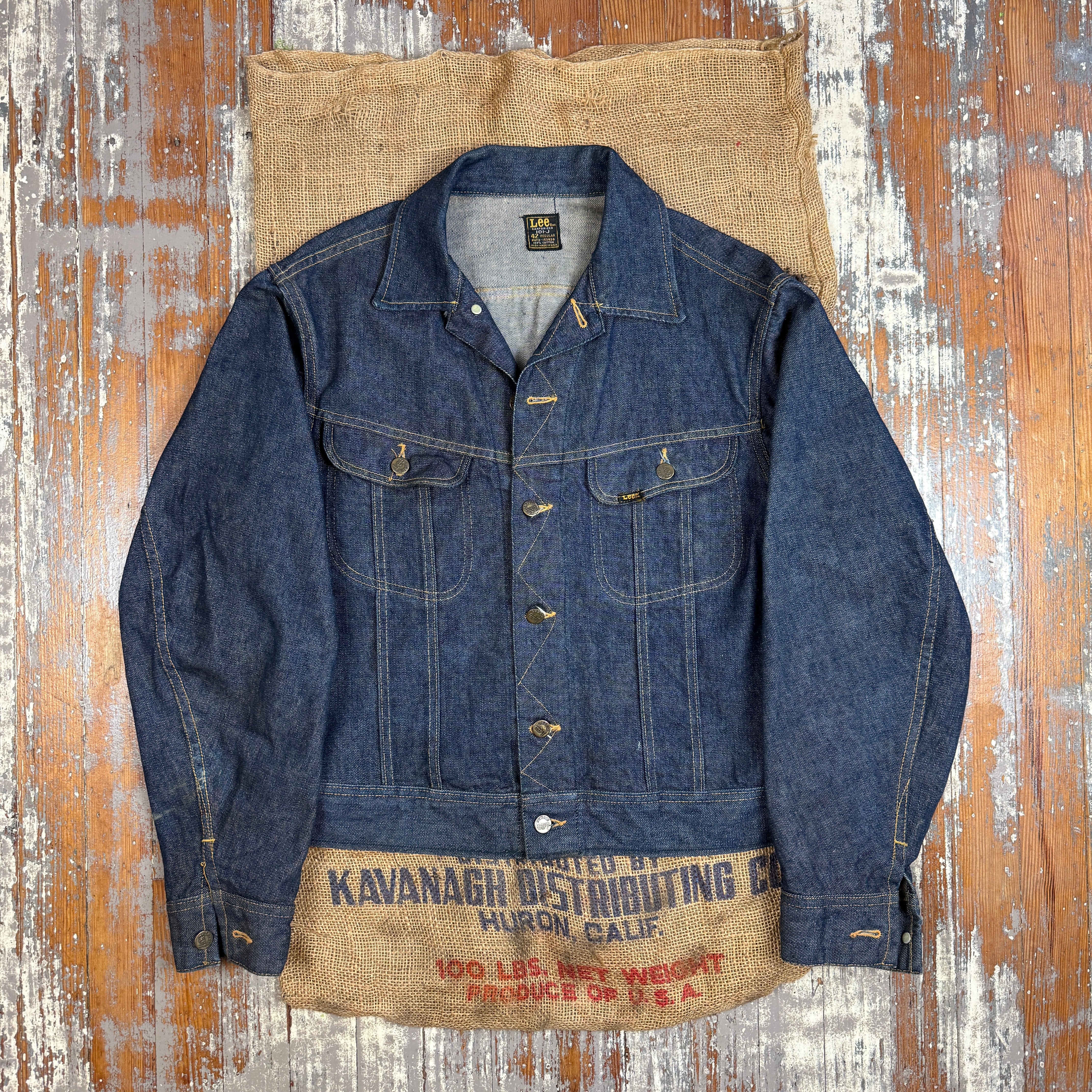 Lee Riders Late 60s 101-J Denim Jacket - Size 42 - Mint Condition